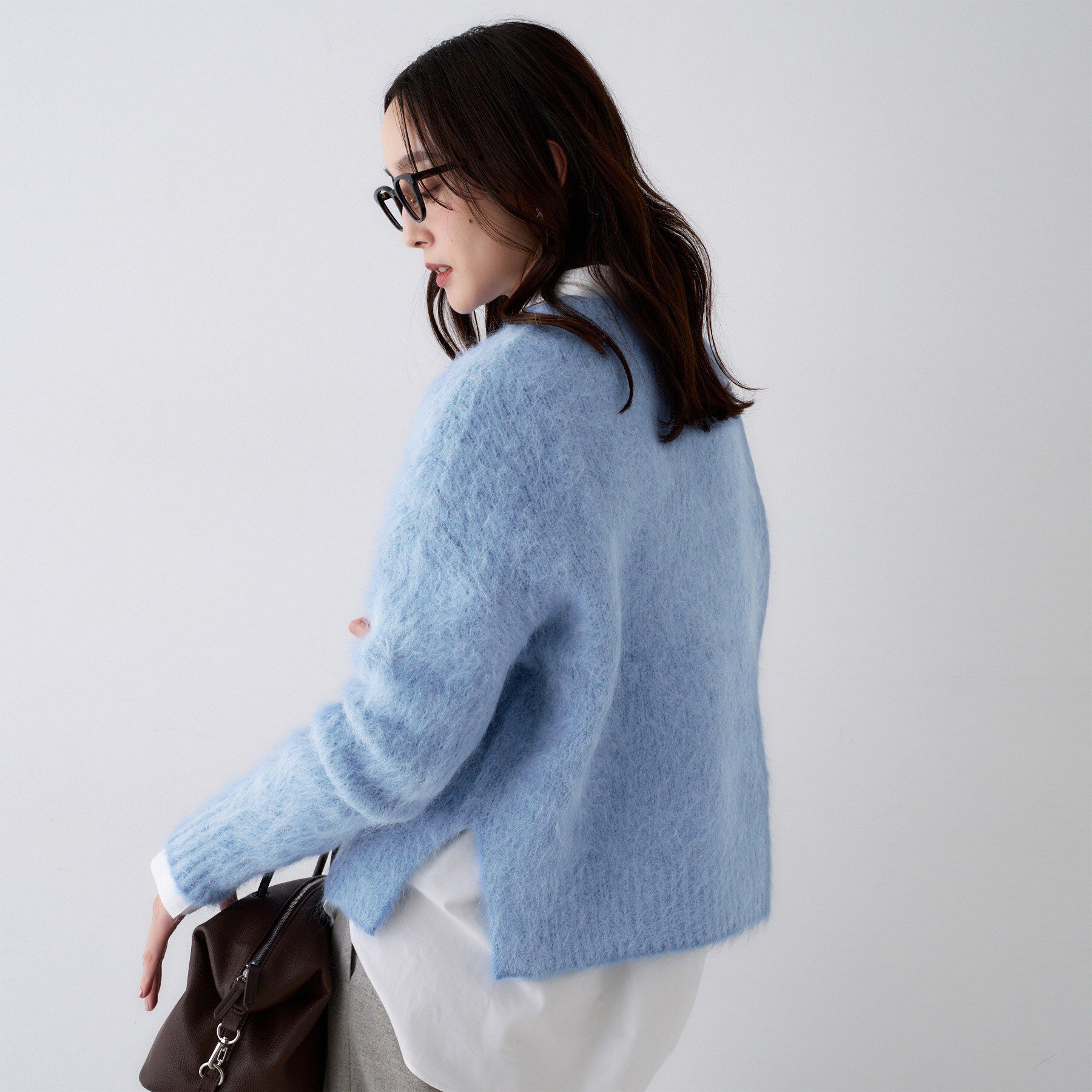 UNTITLED「【ゆったり】アルパカ混シャギーニット」|ニット・セーター|