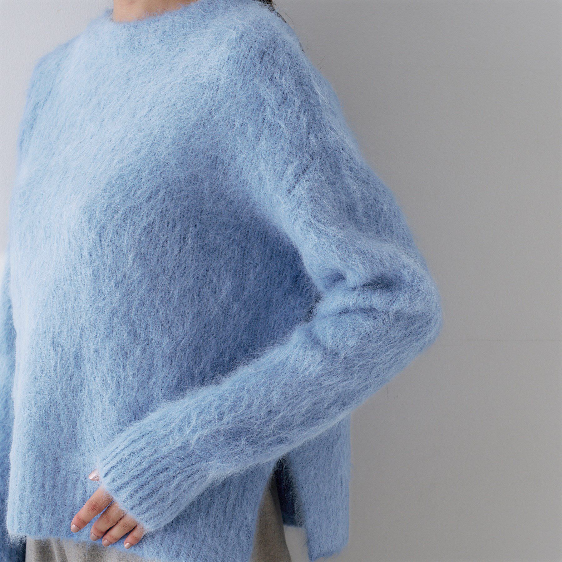 UNTITLED「【ゆったり】アルパカ混シャギーニット」|ニット・セーター|