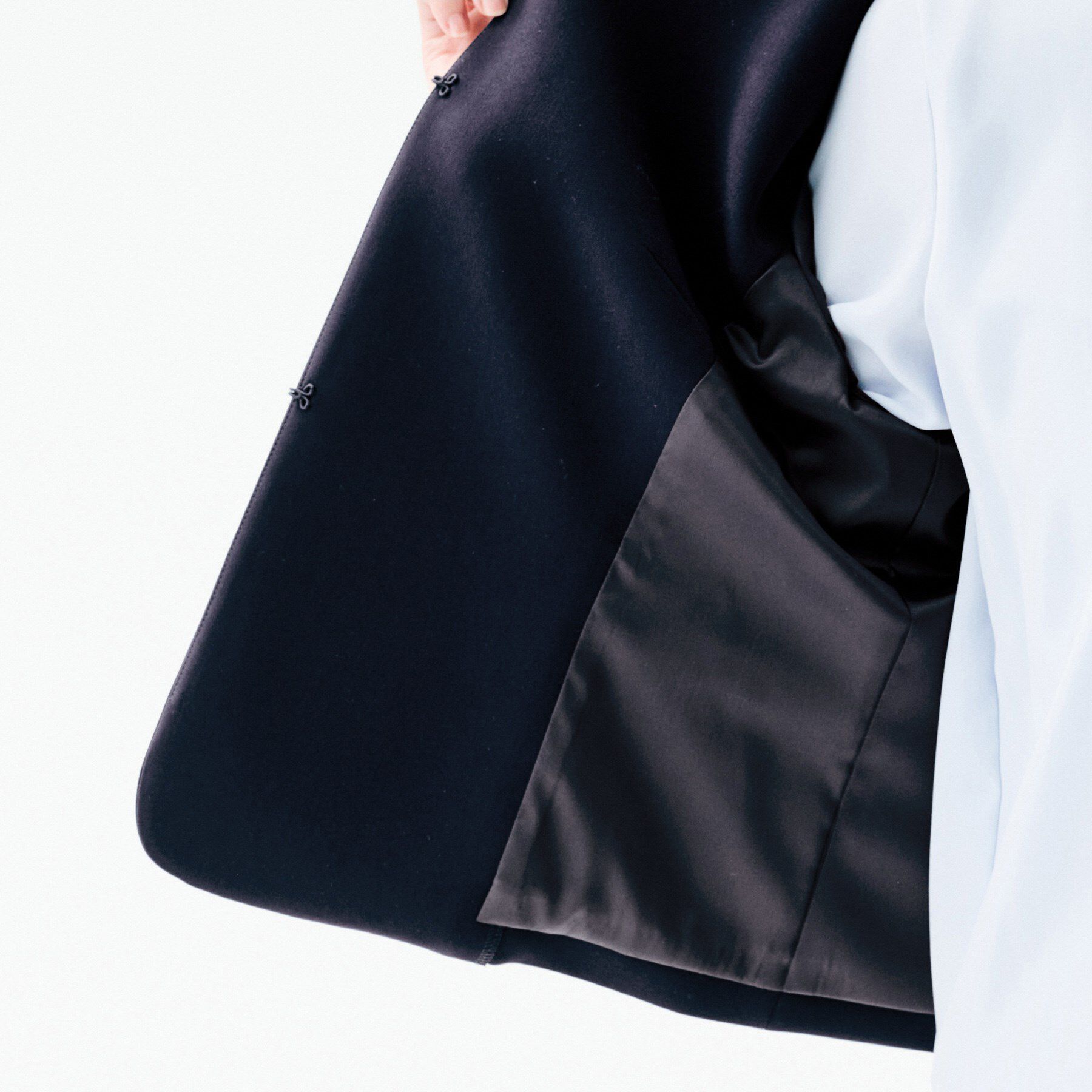 UNTITLED「【洗える/ストレッチ性/軽い】ノーカラージャケット」|ノーカラージャケット|