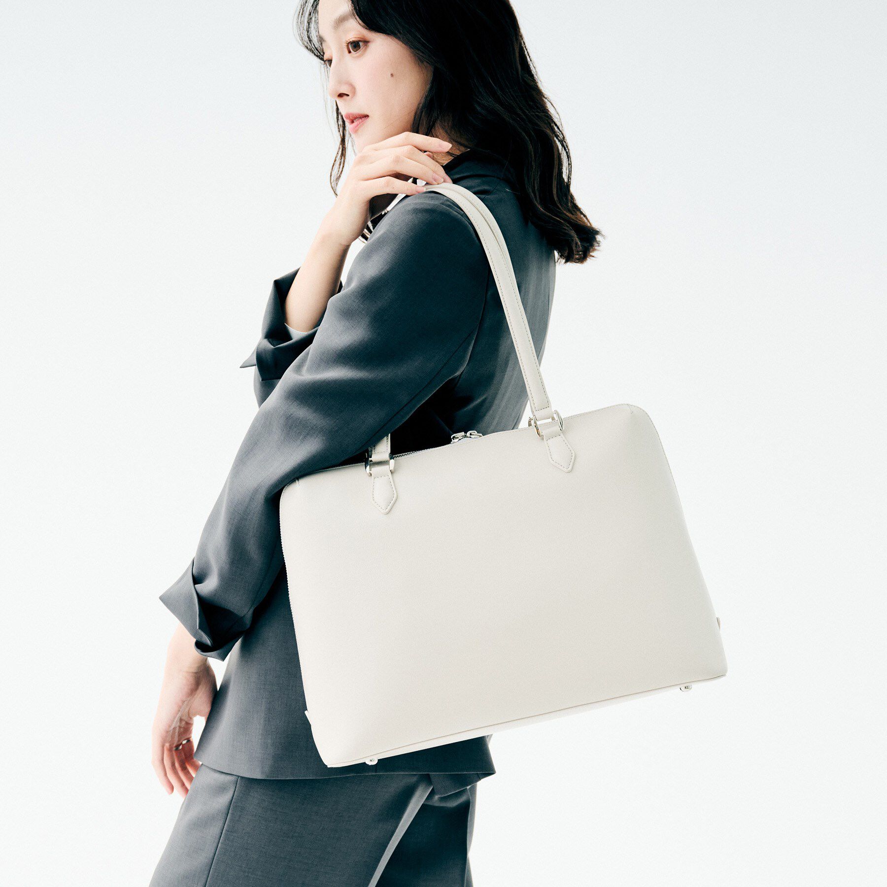 UNTITLED「【PC・A4サイズ書類対応】ベーシックトート」|トートバッグ|