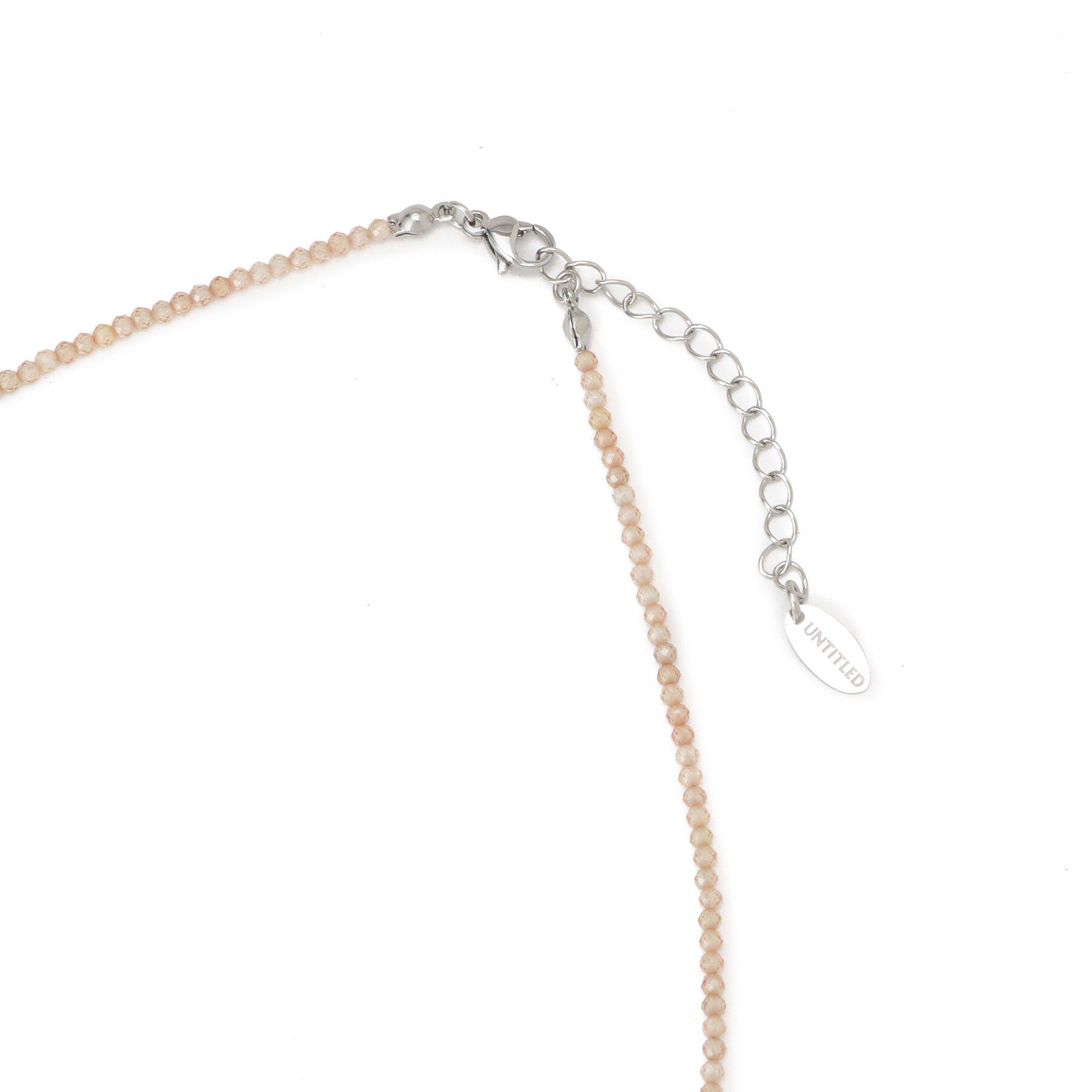 UNTITLED「ビーズコイントップ」|ネックレス|