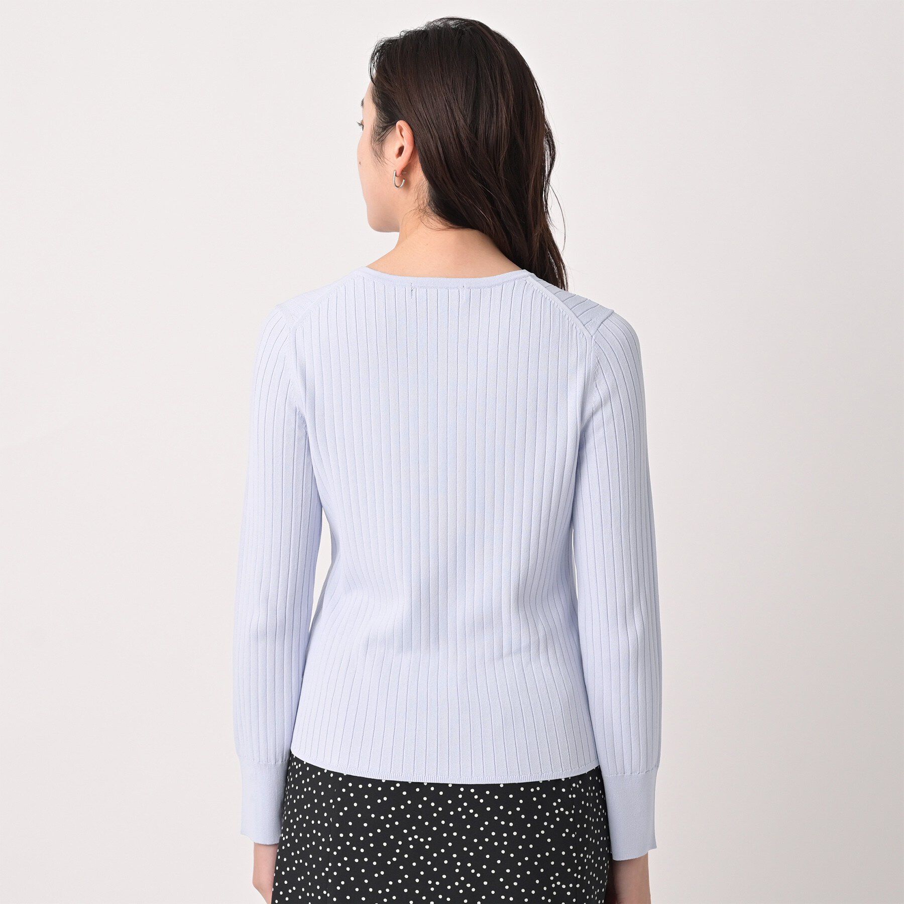 UNTITLED「【アンサンブル可/洗える】ワイドリブニット」|ニット・セーター|