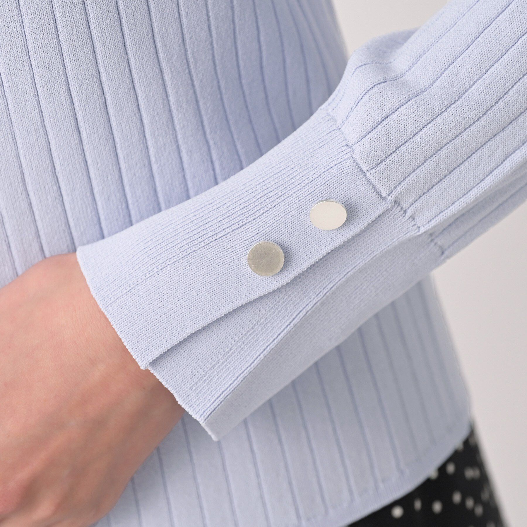 UNTITLED「【アンサンブル可/洗える】ワイドリブニット」|ニット・セーター|