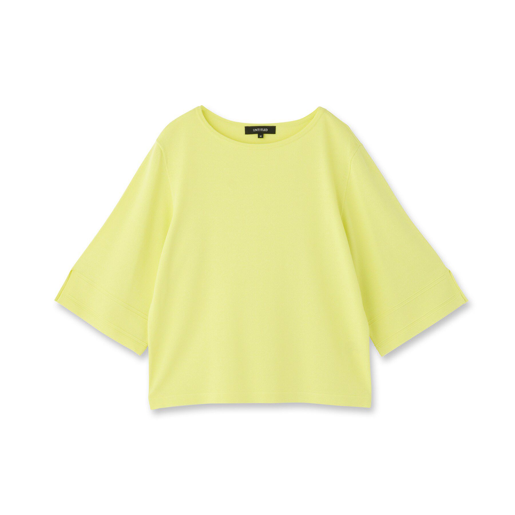 UNTITLED「袖スリットニットプルオーバー」|ニット・セーター|