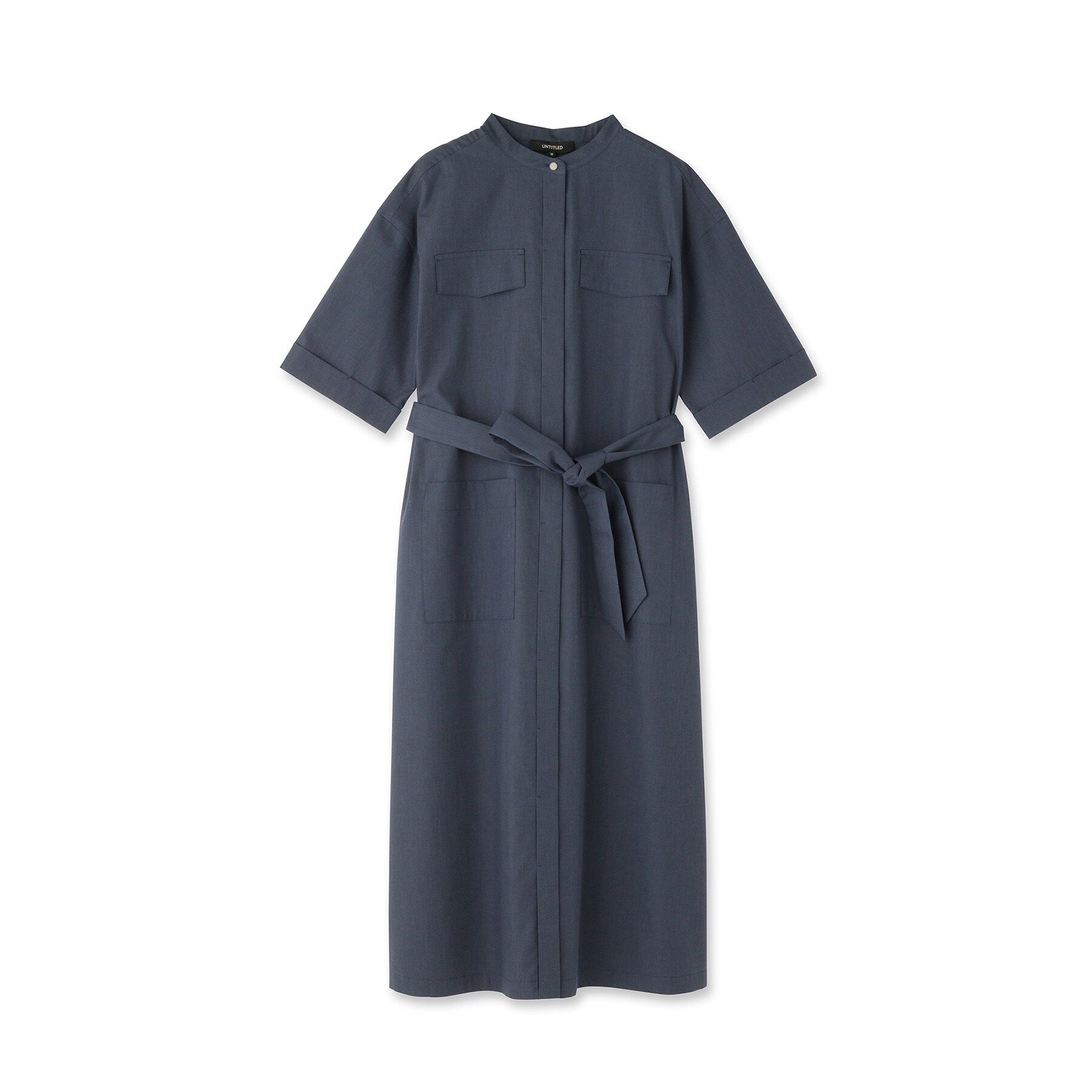 UNTITLED「シャンブレーシャツワンピース」|ワンピース|