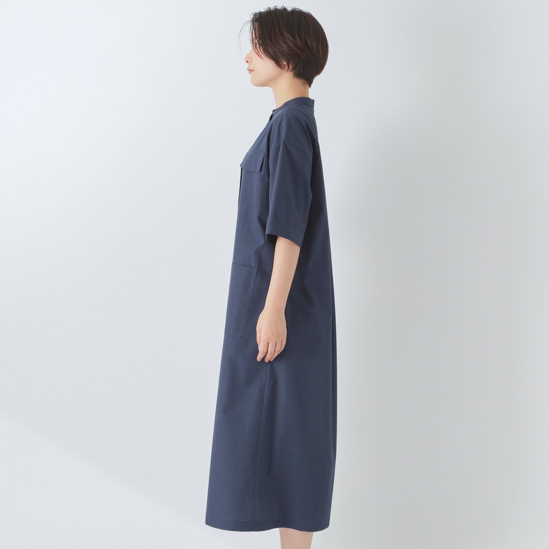UNTITLED「シャンブレーシャツワンピース」|ワンピース|