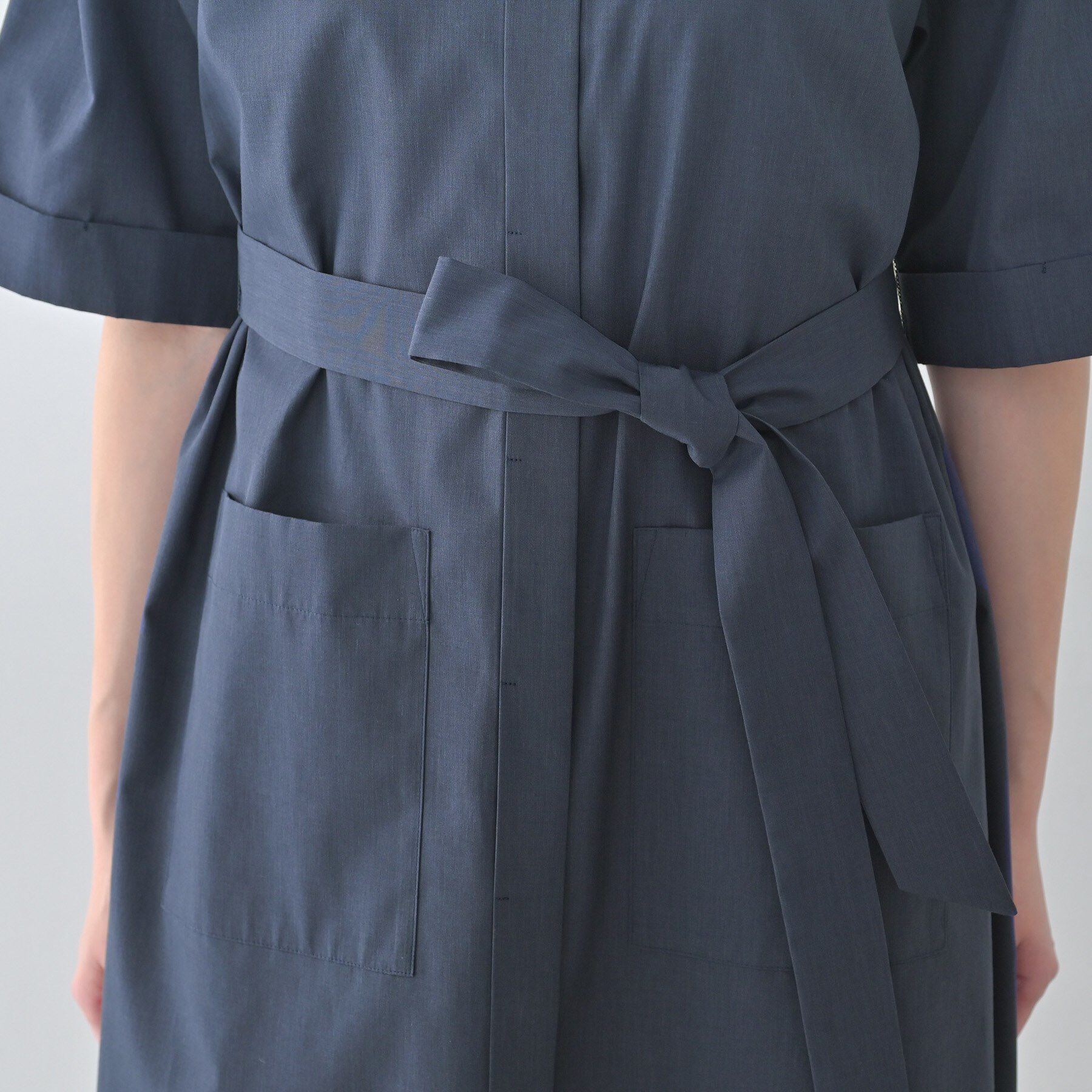 UNTITLED「シャンブレーシャツワンピース」|ワンピース|