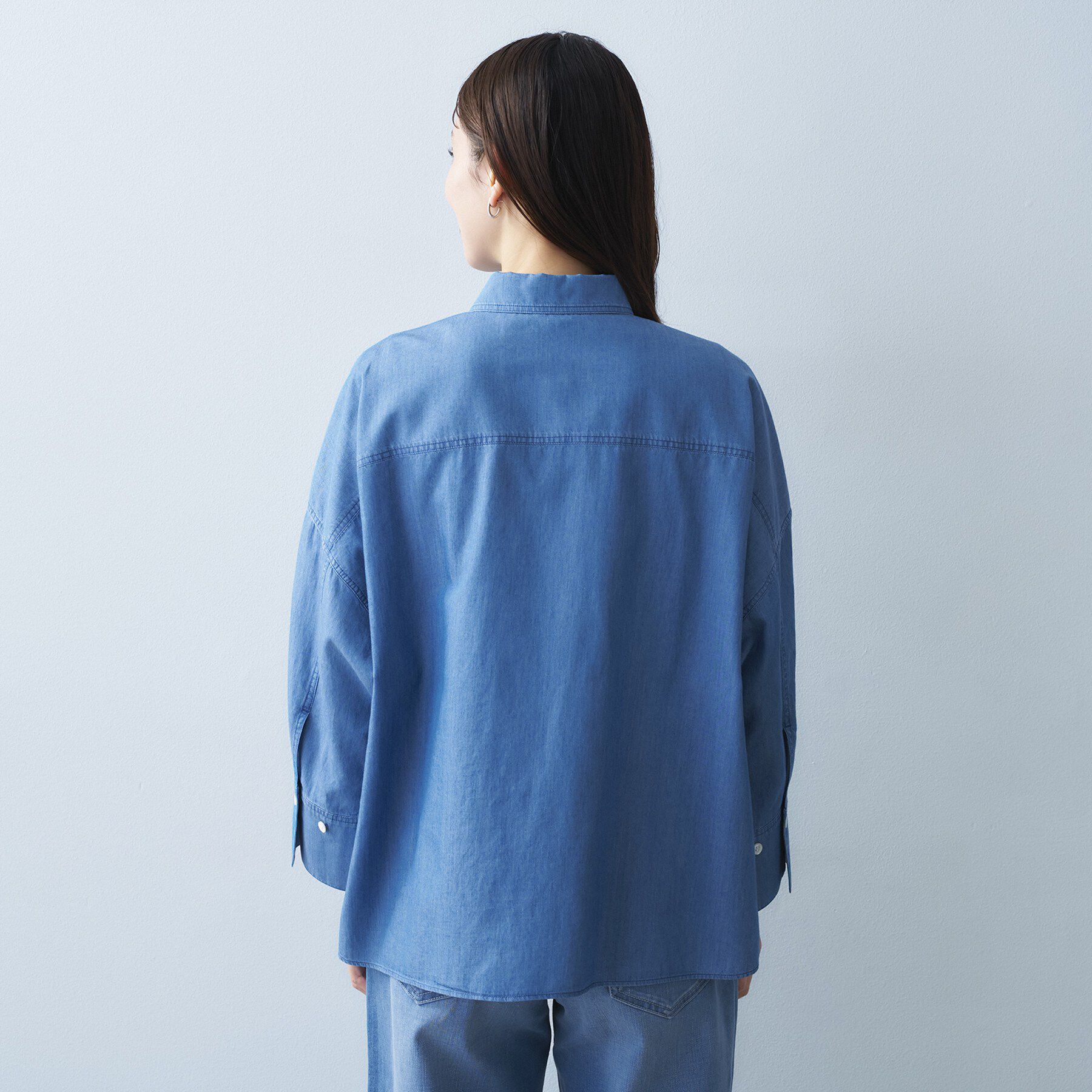 UNTITLED「エアリーデニムシャツ」|シャツ・ブラウス|
