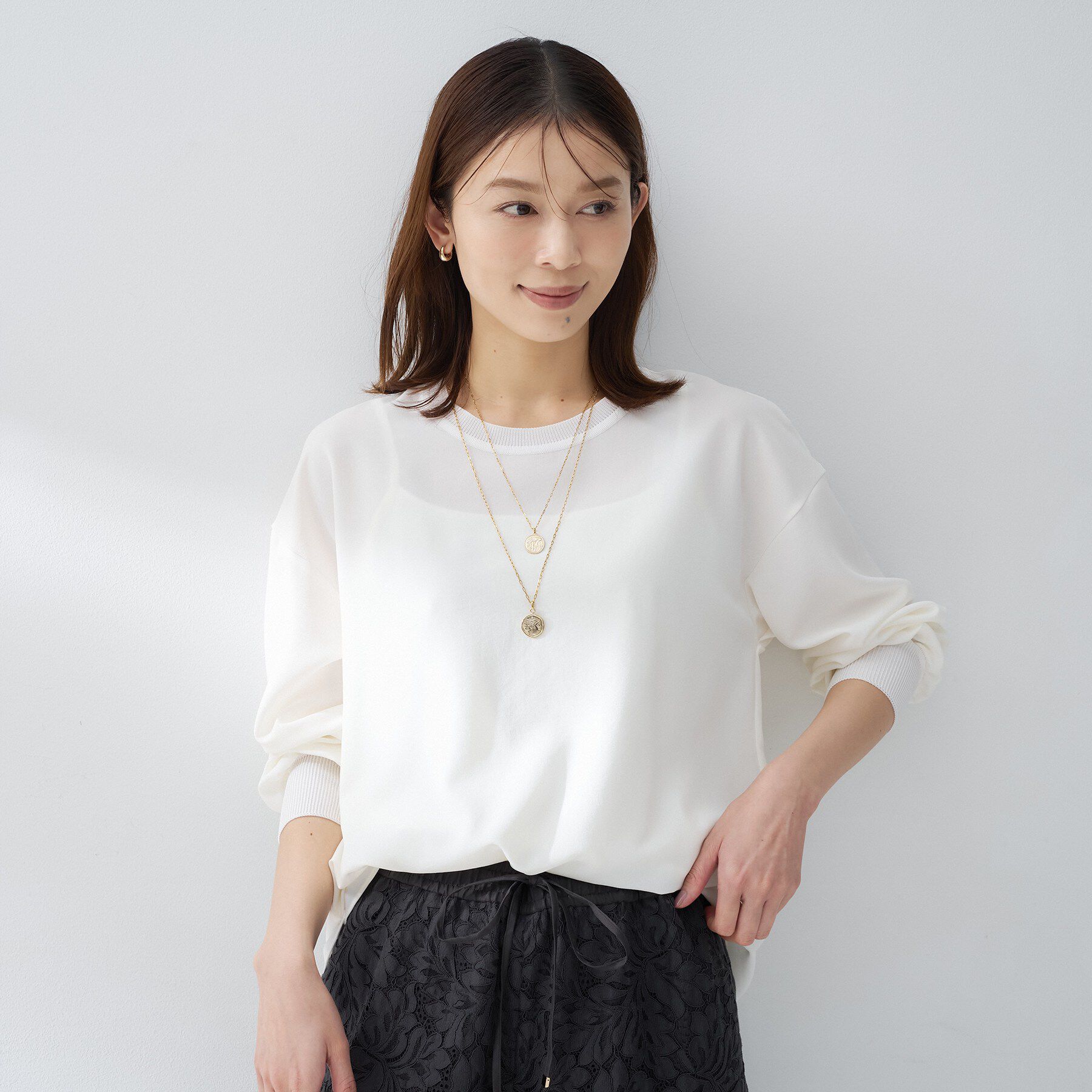 UNTITLED「リッチジョーゼットブラウス」|シャツ・ブラウス|