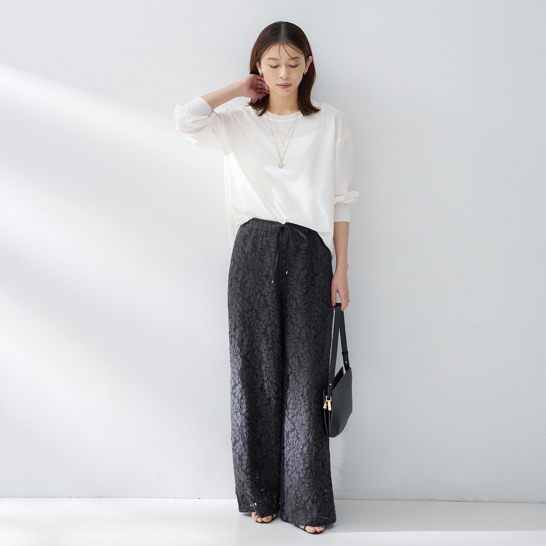 UNTITLED「リッチジョーゼットブラウス」|シャツ・ブラウス|