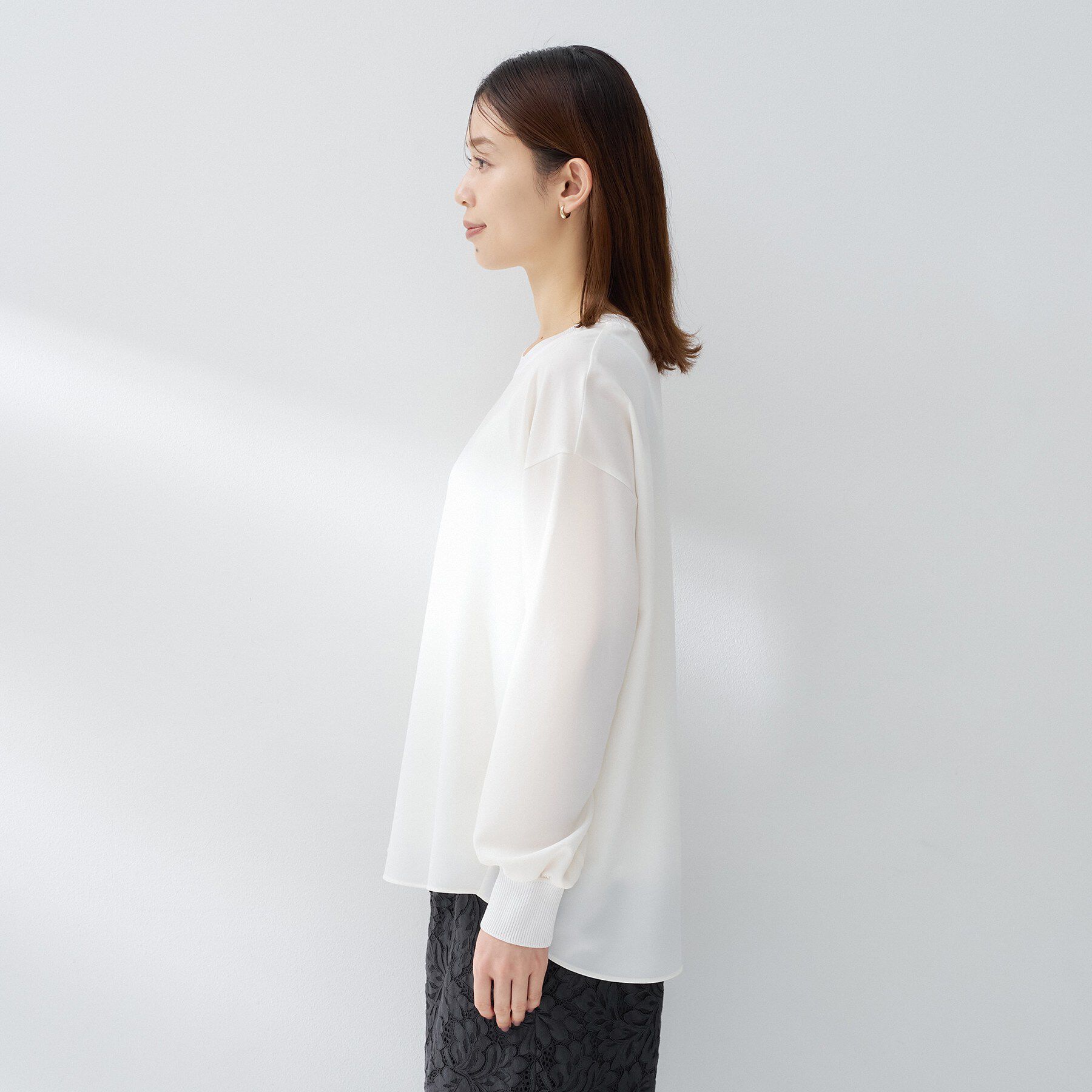 UNTITLED「リッチジョーゼットブラウス」|シャツ・ブラウス|