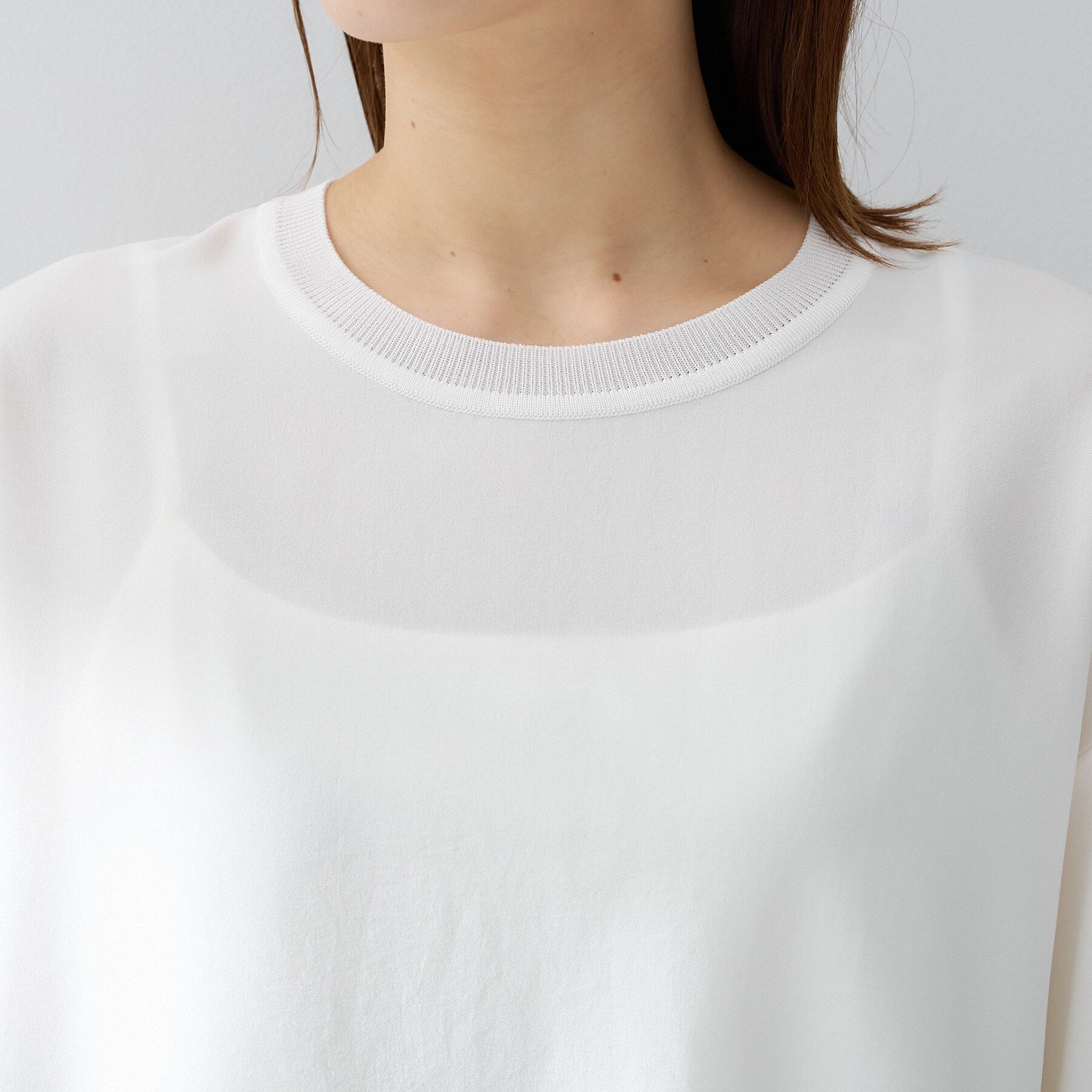 UNTITLED「リッチジョーゼットブラウス」|シャツ・ブラウス|