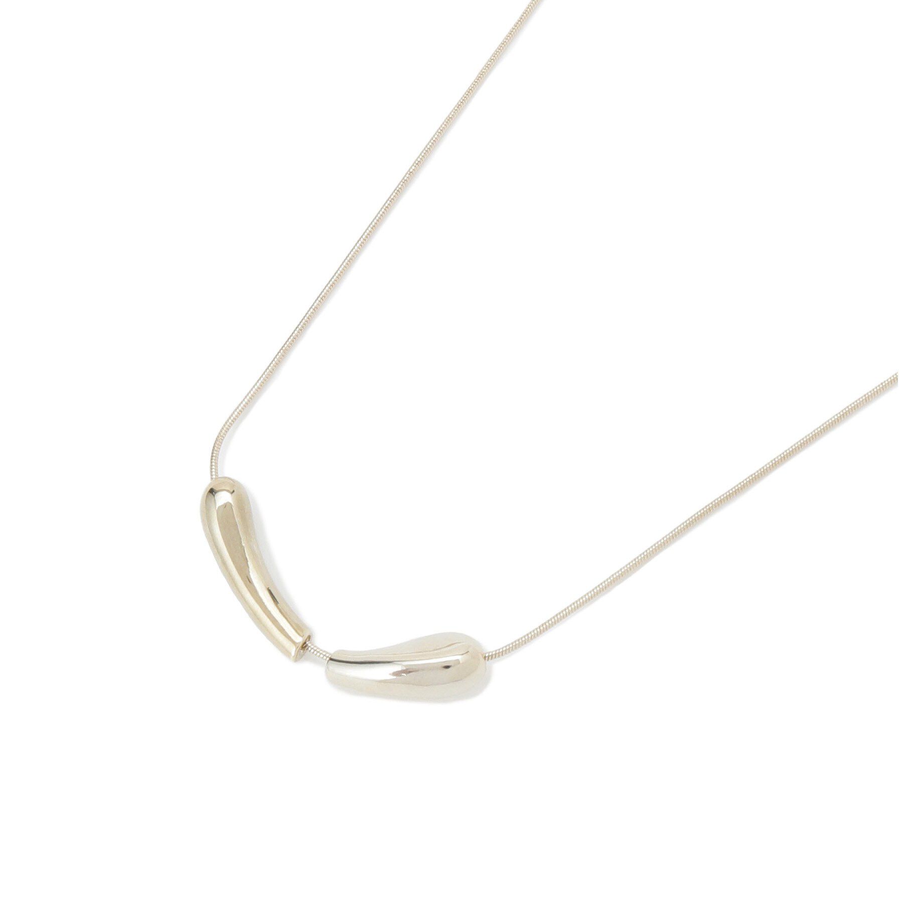 UNTITLED「【ステンレスチェーン】ニュアンスハートトップ」|ネックレス|