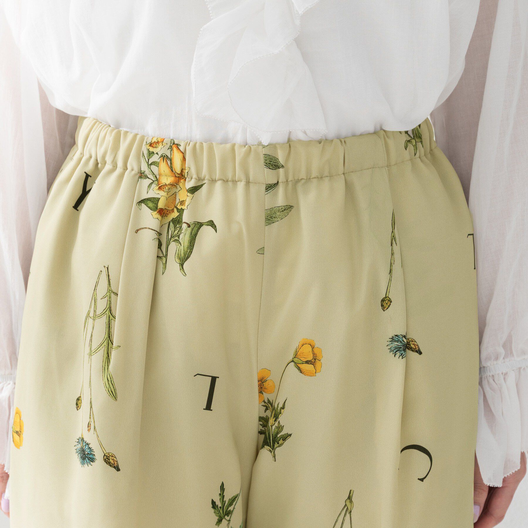 UNTITLED「【Liyoca】ボタニカルプリントイージーパンツ」|その他|