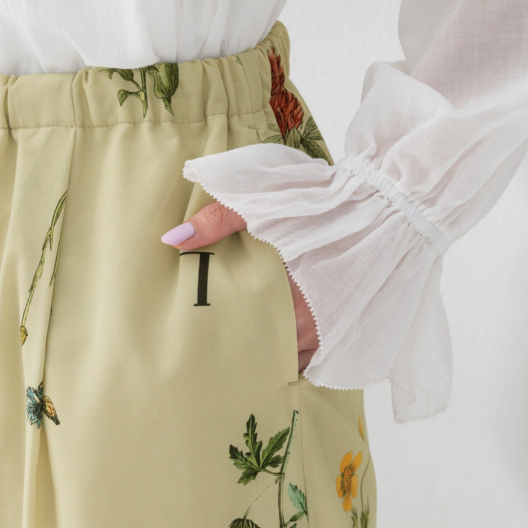 UNTITLED「【Liyoca】ボタニカルプリントイージーパンツ」|その他|