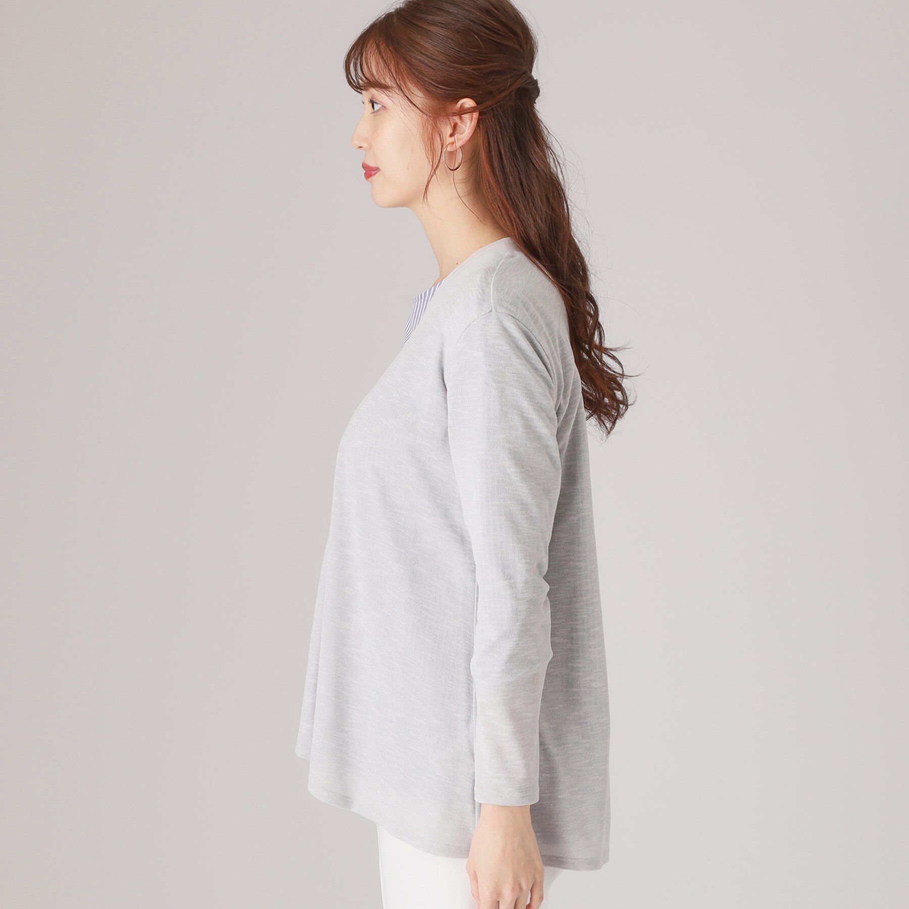 COUP DE CHANCE「【洗える】着流しカーディガン」|カーディガン|