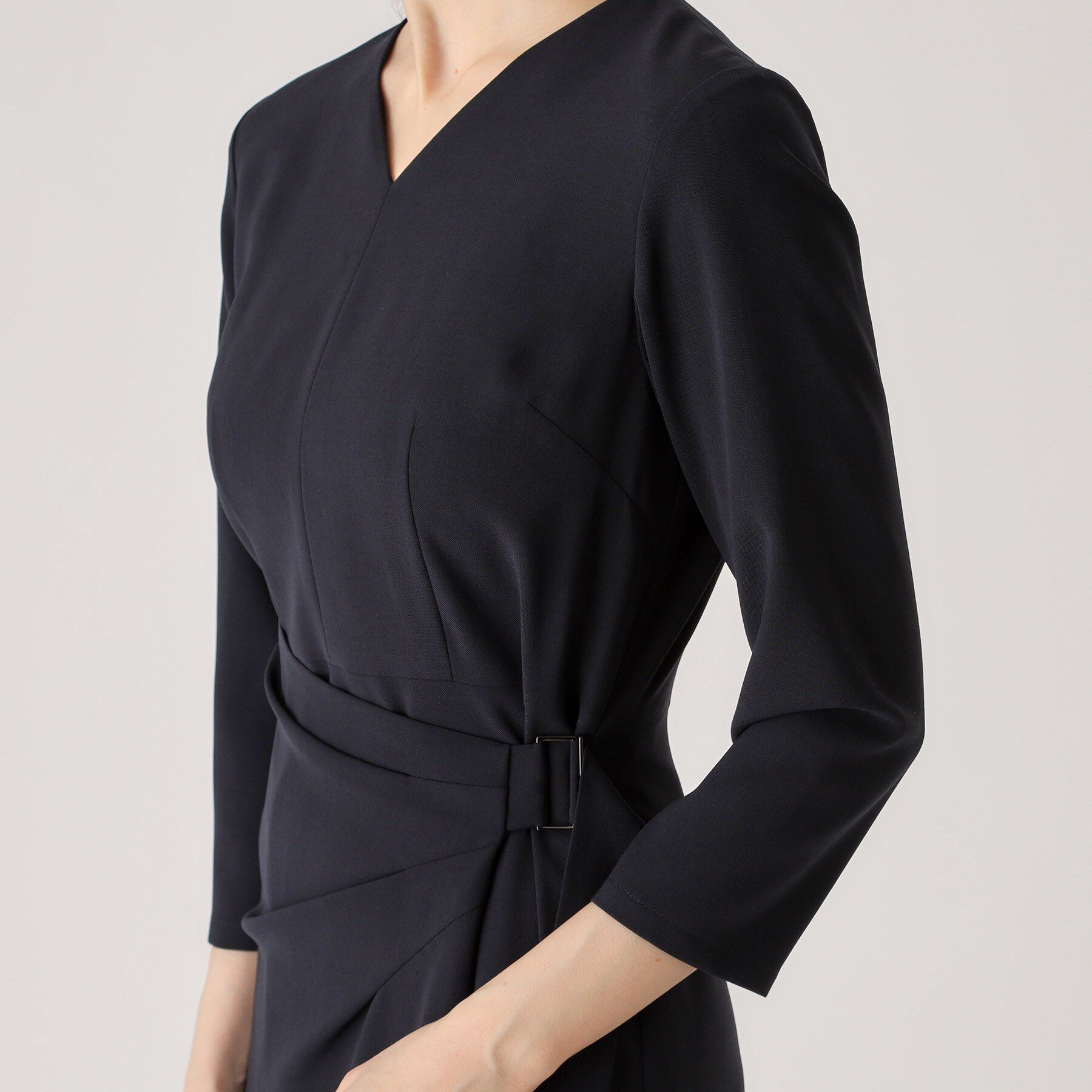 COUP DE CHANCE「【日本製】ラップ風デザインワンピース」|ワンピース|