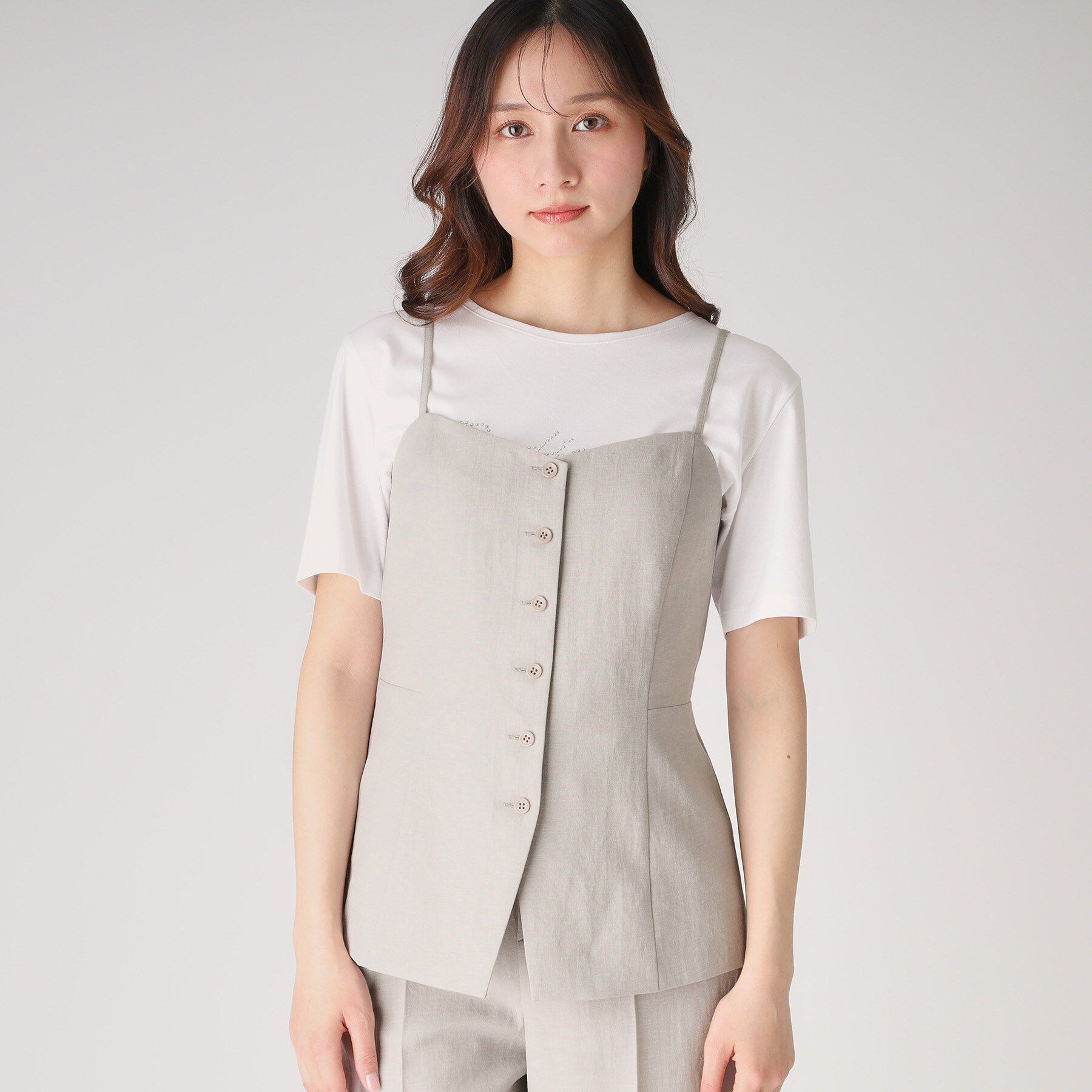 COUP DE CHANCE「【洗える／日本製】ビスチェ」|キャミソール|