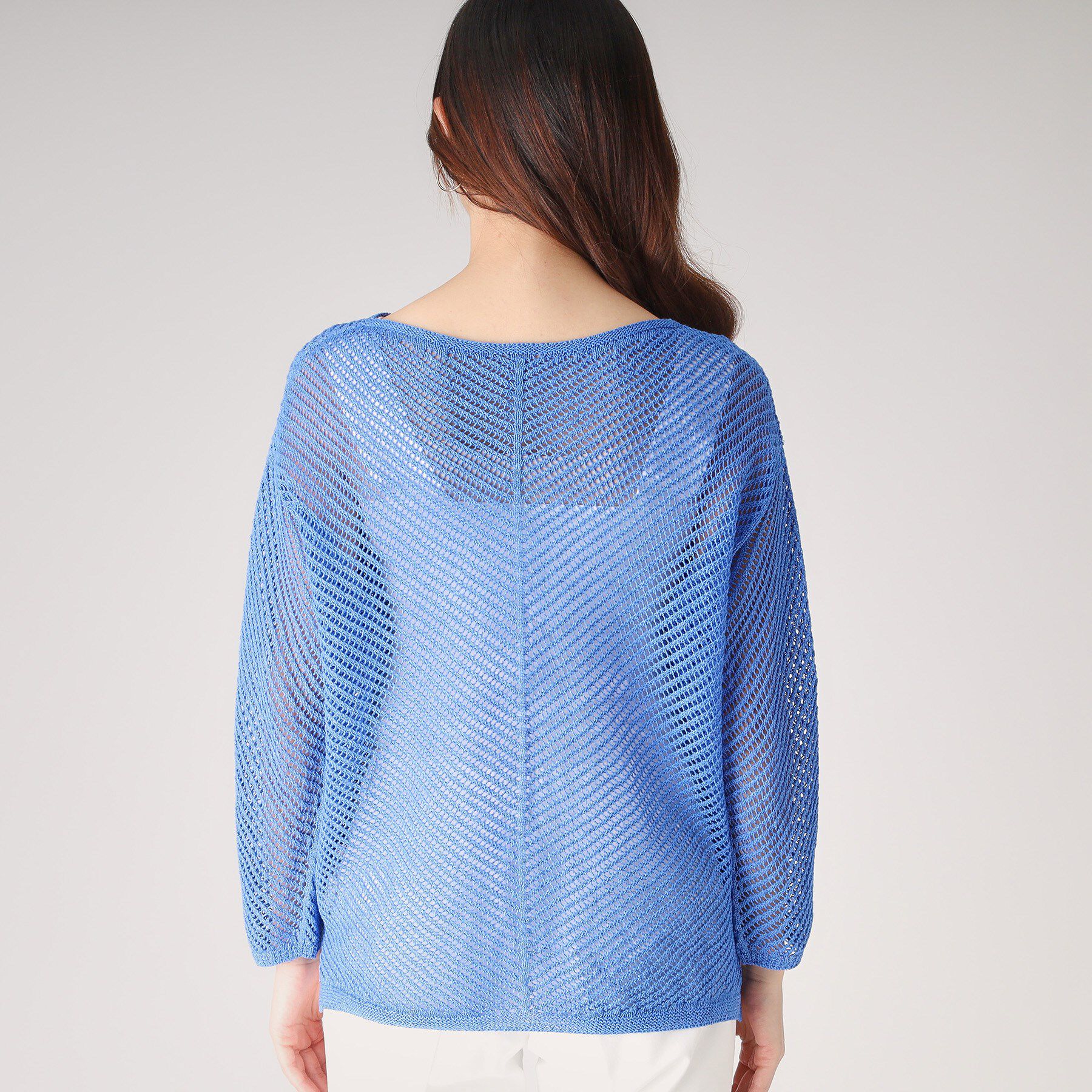 COUP DE CHANCE「【洗える／日本製】和紙混ニットプルオーバー」|ニット・セーター|