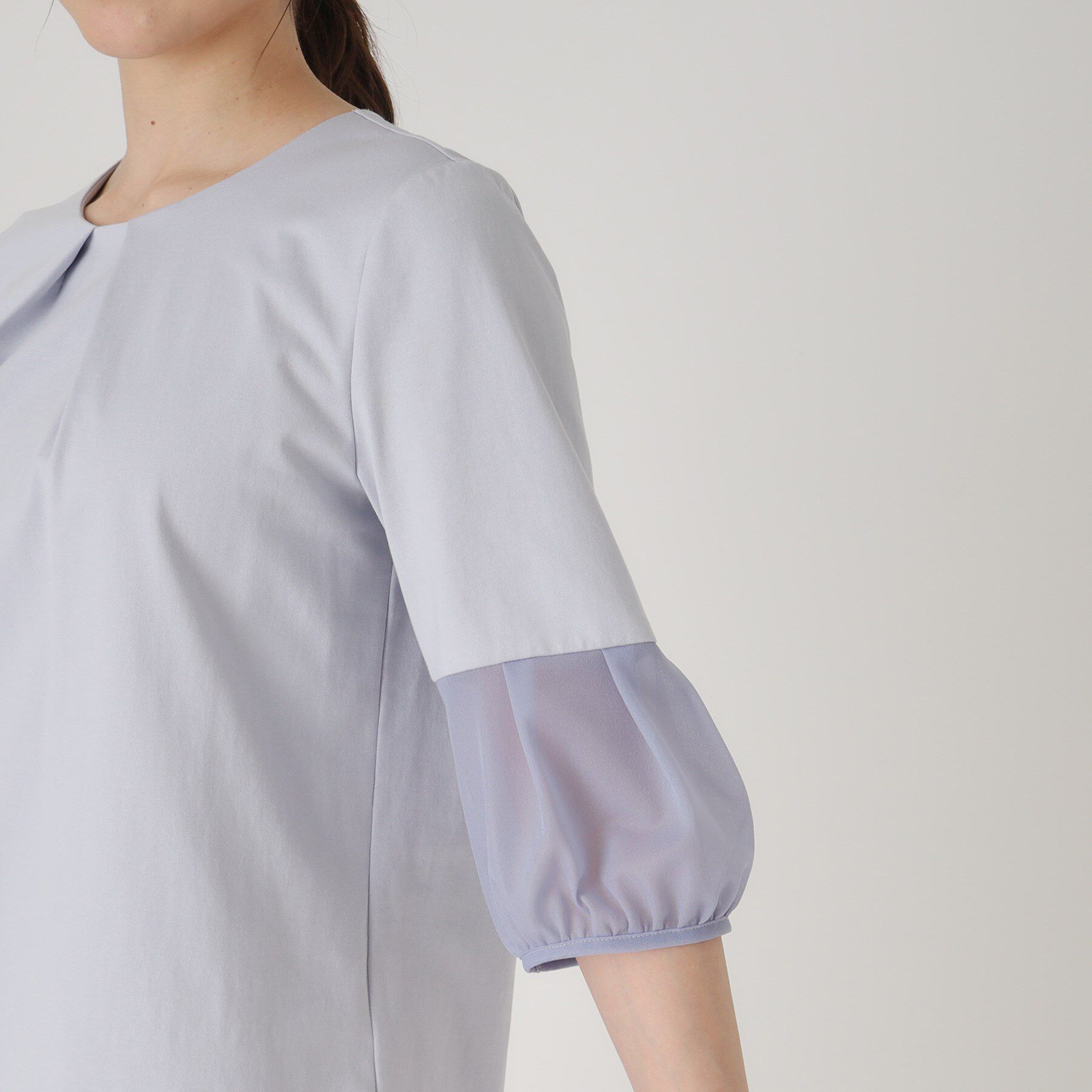 COUP DE CHANCE「【洗える／日本製】袖デザイントップス」|Tシャツ・カットソー|