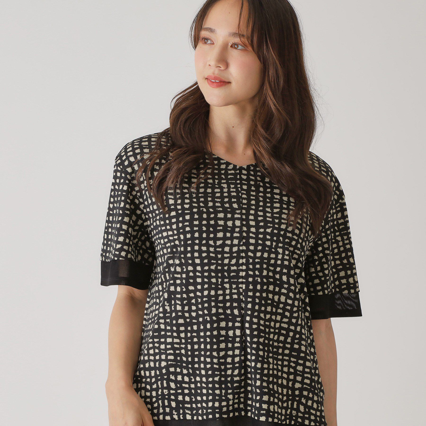 COUP DE CHANCE「【手洗い可】リラクシージャージトップス」|Tシャツ・カットソー|