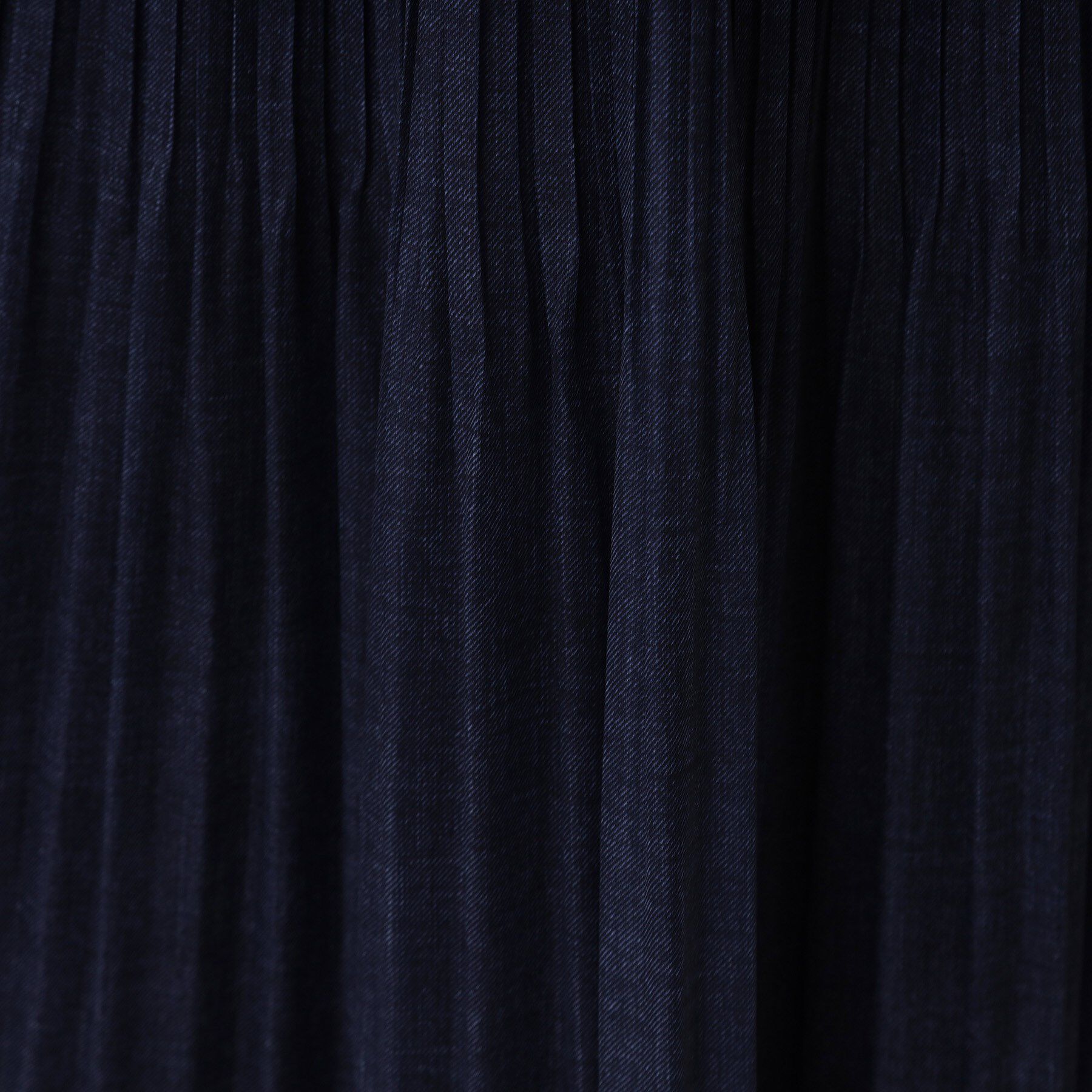 COUP DE CHANCE「【手洗い可／ウエストゴム】デニム柄プリントのプリーツスカート」|スカート|