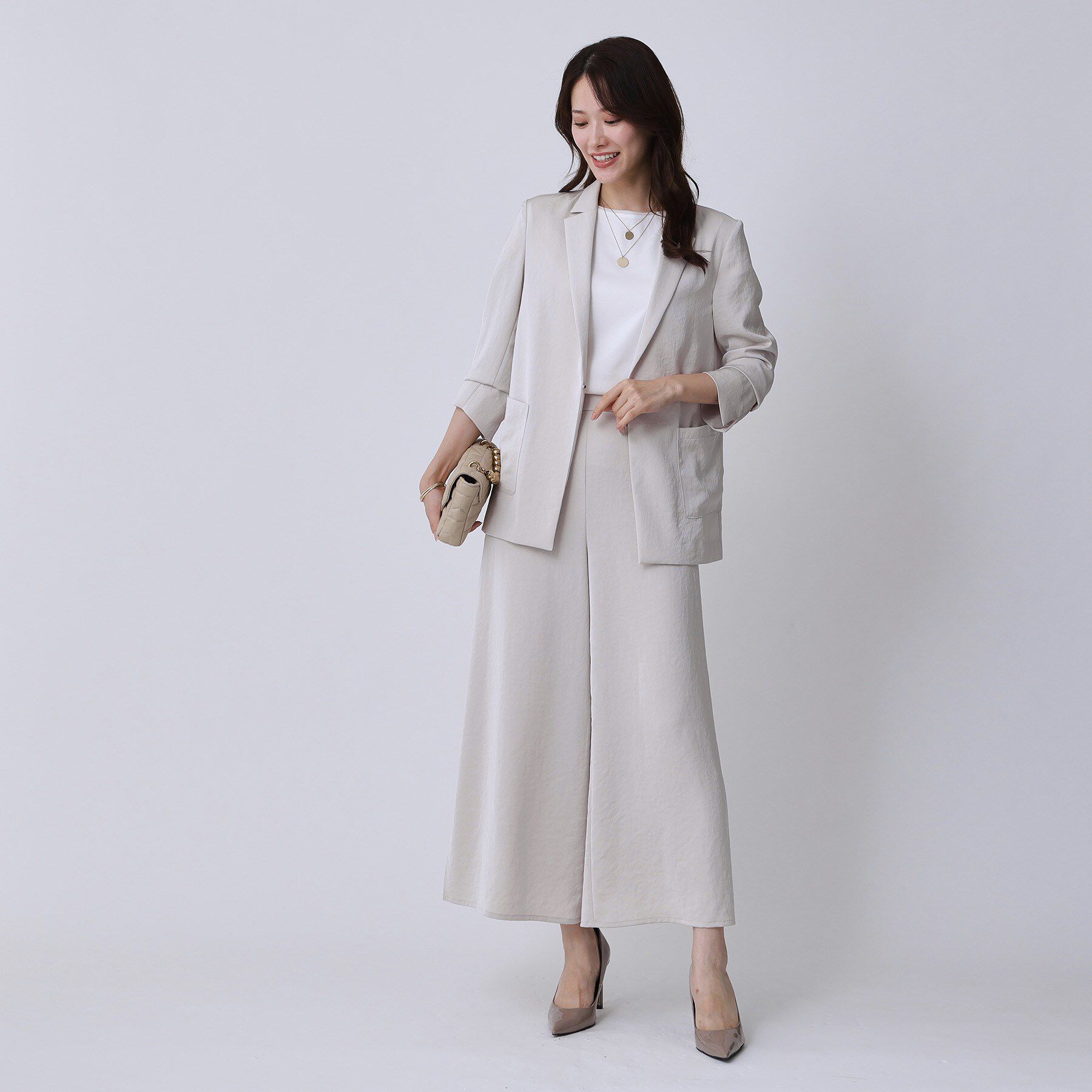 COUP DE CHANCE「【手洗い可／日本製】サイドスリット入りワイドパンツ」|その他|