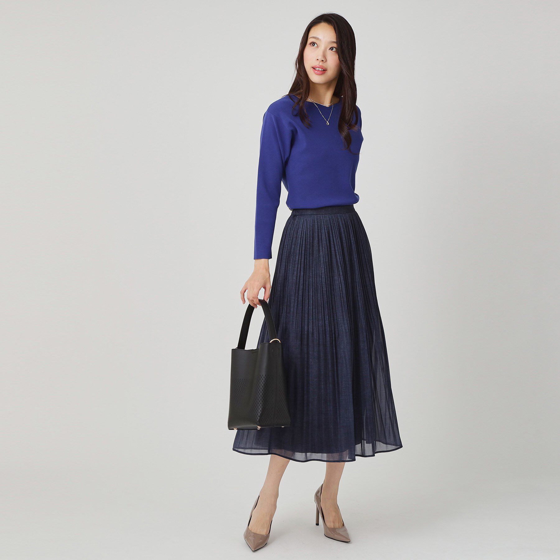 COUP DE CHANCE「【手洗い可】ハートネックのニットトップス」|ニット・セーター|