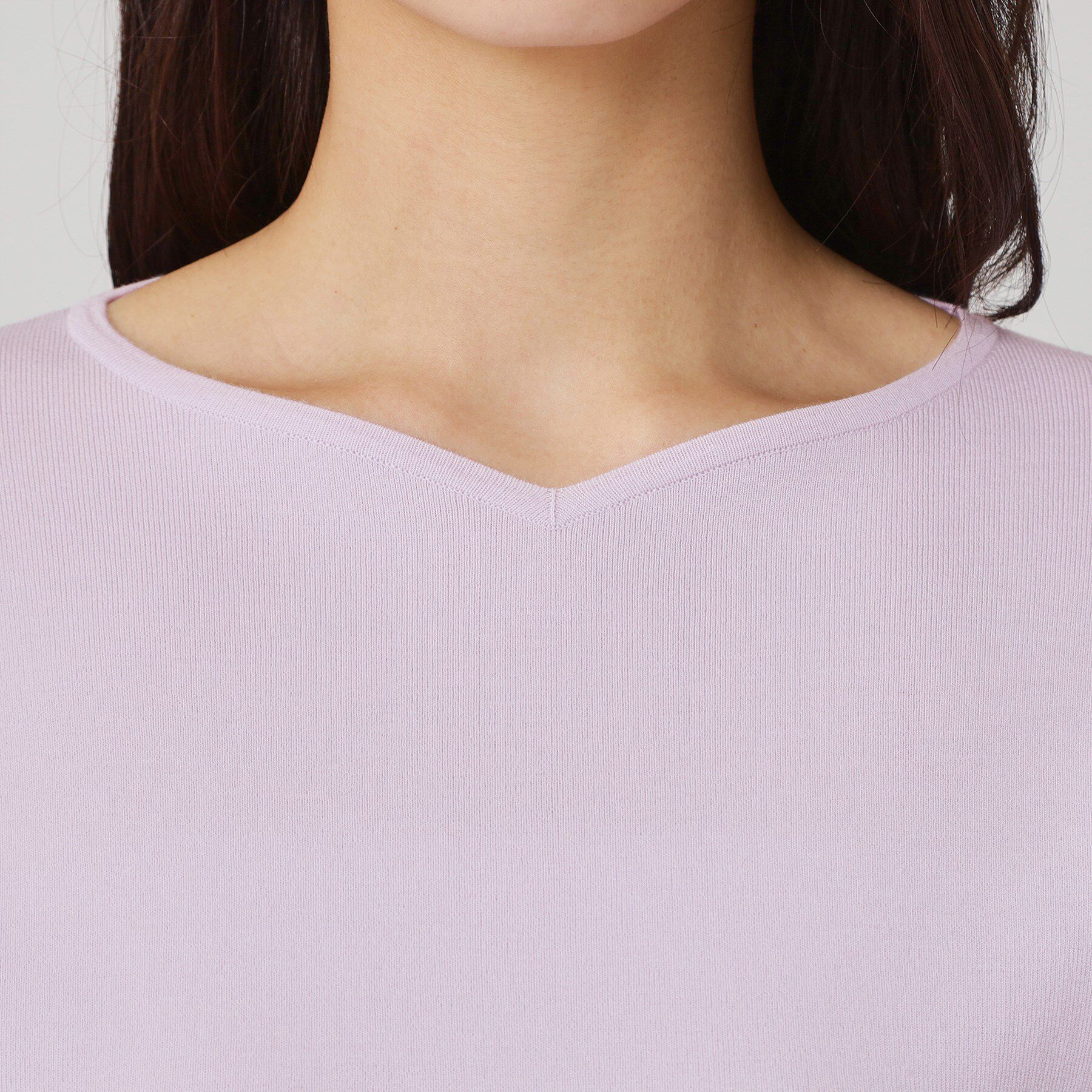 COUP DE CHANCE「【手洗い可】ハートネックのニットトップス」|ニット・セーター|