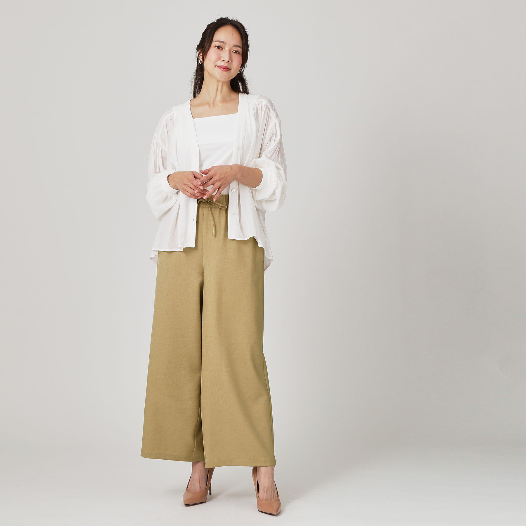 COUP DE CHANCE「【手洗い可／ウエストゴム】ストレートワイドのイージーパンツ」|その他|