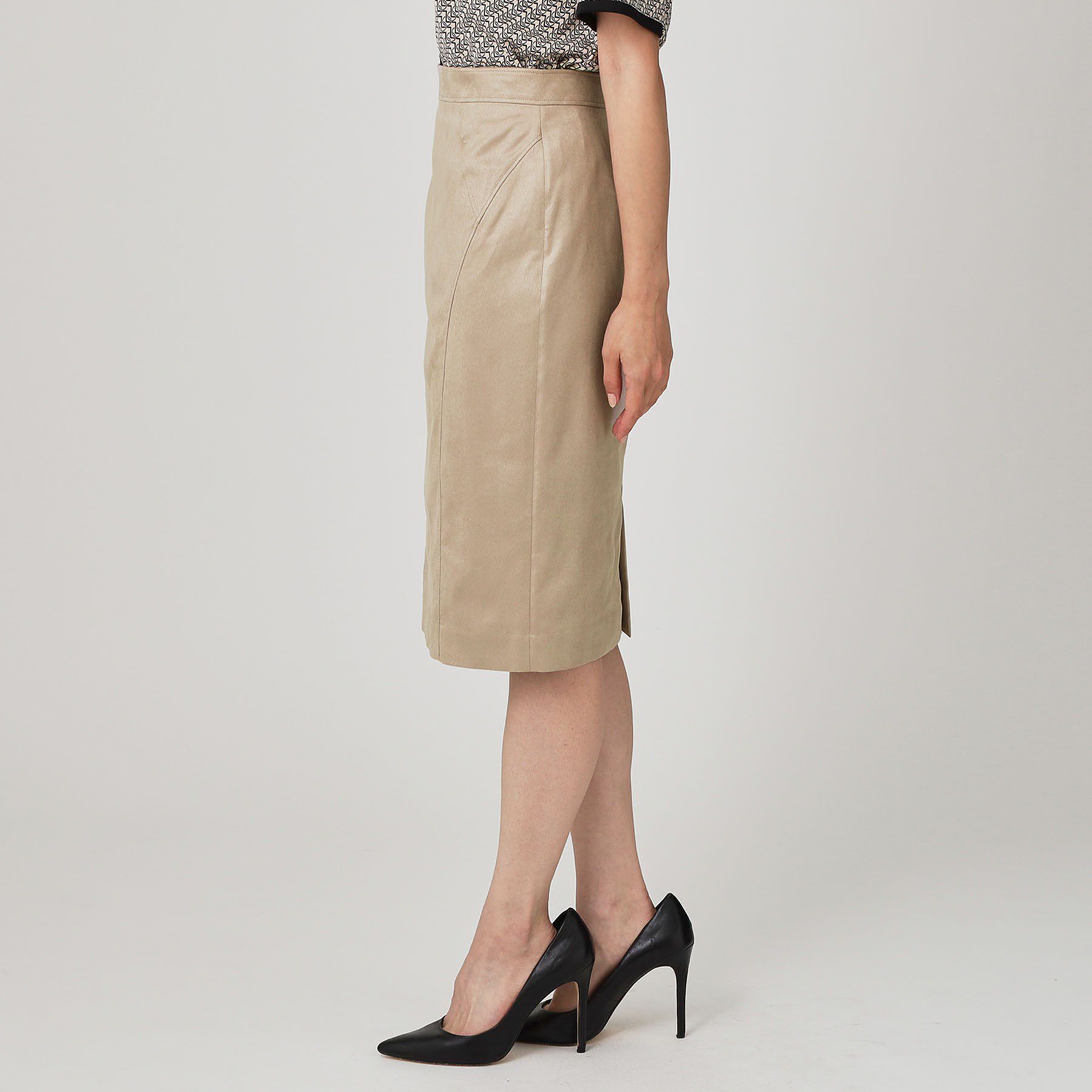 COUP DE CHANCE「【手洗い可／日本製／スーツ可】タイトシルエットのスカート」|スカート|