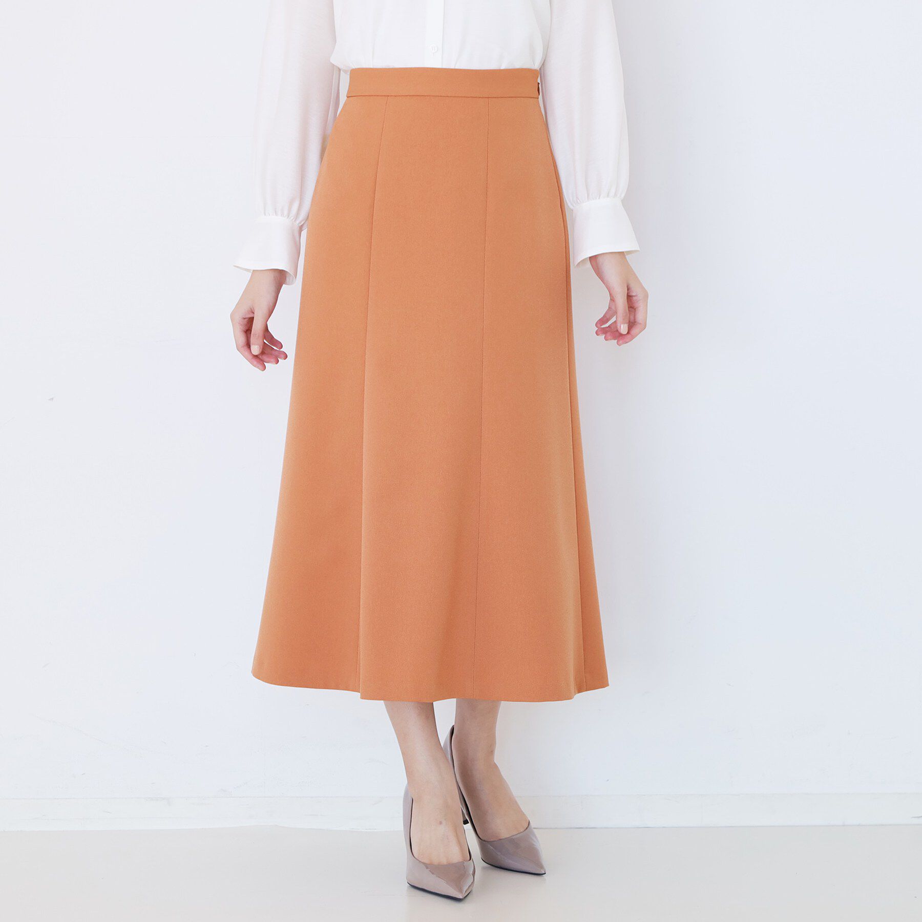 COUP DE CHANCE「【手洗い可／日本製／ウエスト後ろゴム仕様】マーメイドシルエットのスカート」|スカート|