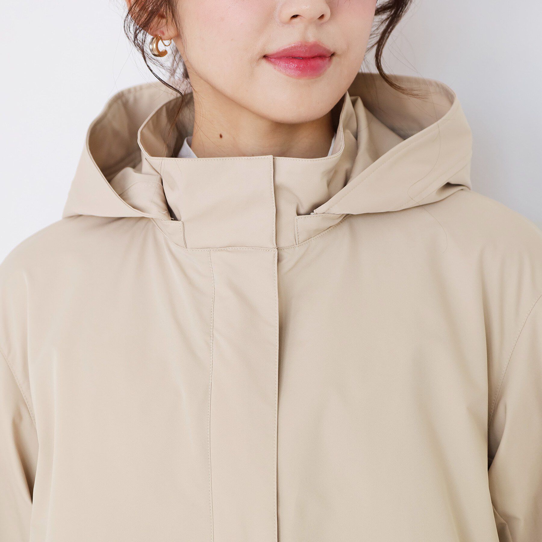 COUP DE CHANCE「【手洗い可／裏地なし／袖プッシュアップ可／フード取外し可】マウンテンパーカー」|ブルゾン・スタジャン|