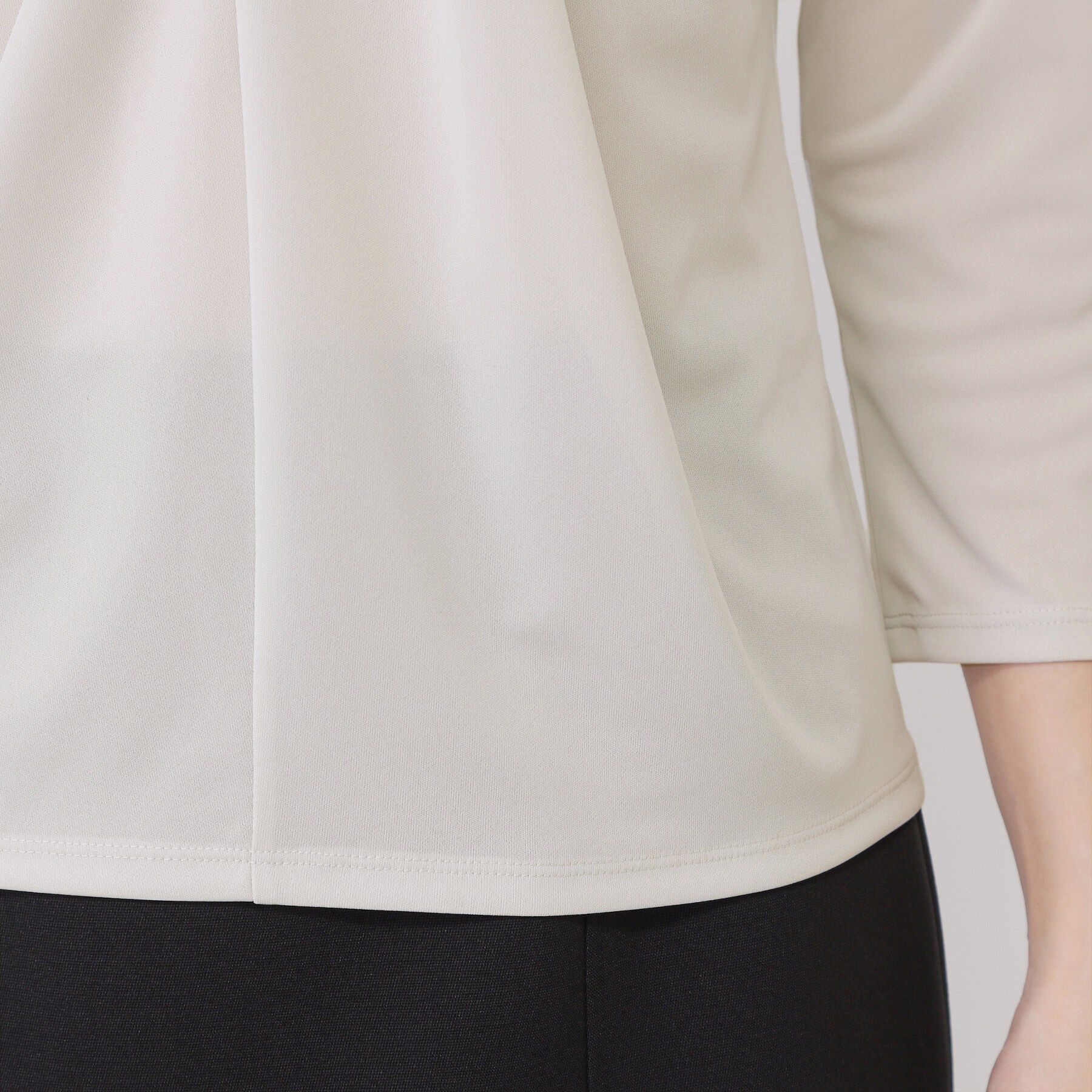 COUP DE CHANCE「【手洗い可／日本製／7分袖】しなやかな落ち感のカットソー」|Tシャツ・カットソー|