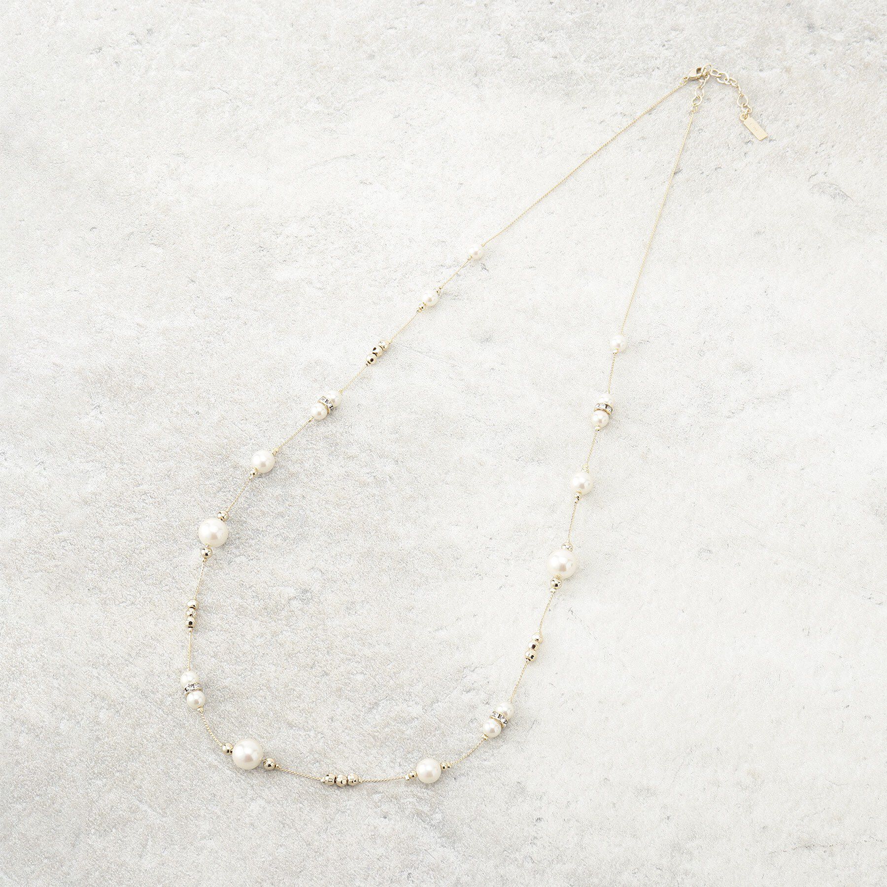COUP DE CHANCE「【セレモニー】ロングパール調ネックレス」|ネックレス|