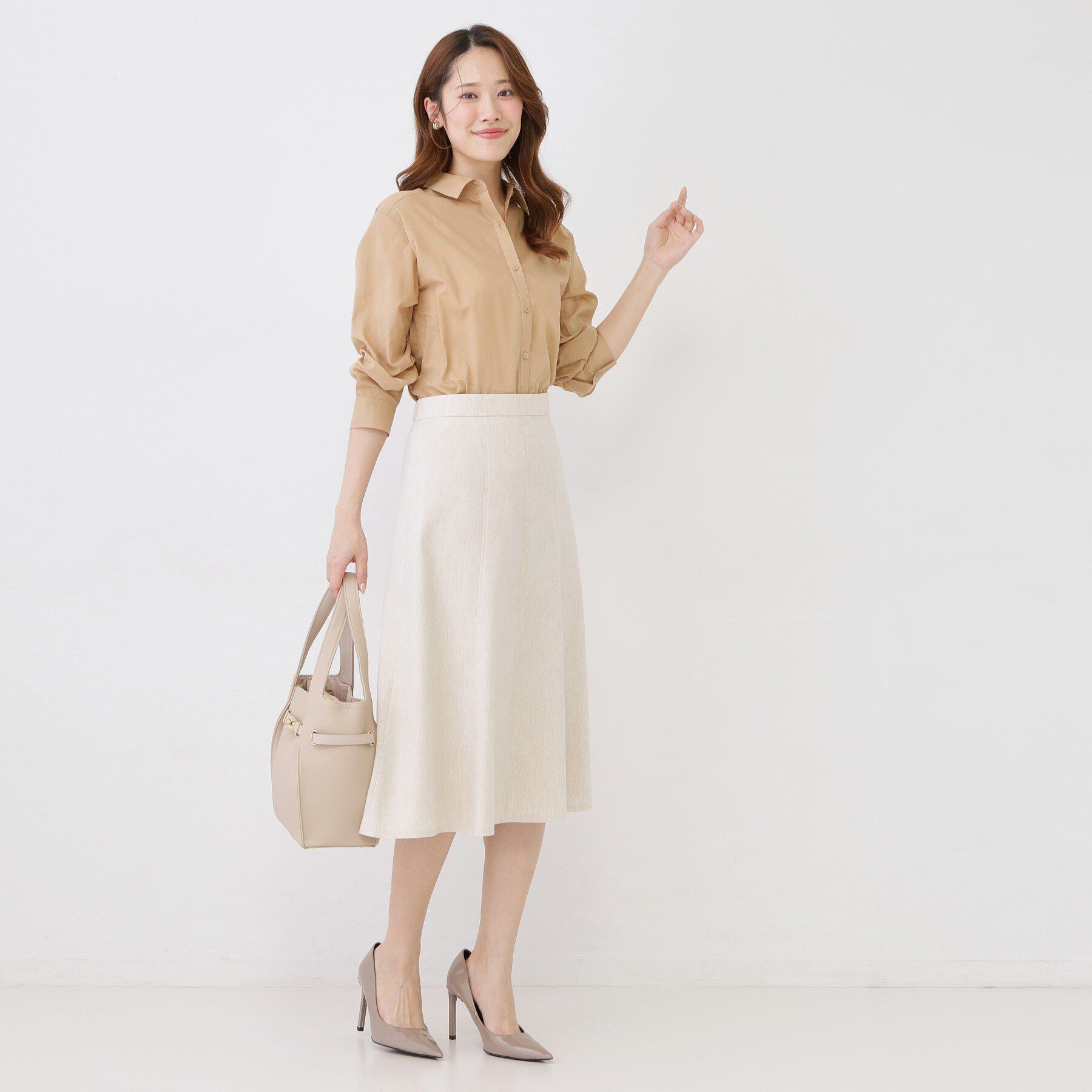 COUP DE CHANCE「【手洗い可／ソフトな風合い】シアーローンシャツ」|シャツ・ブラウス|