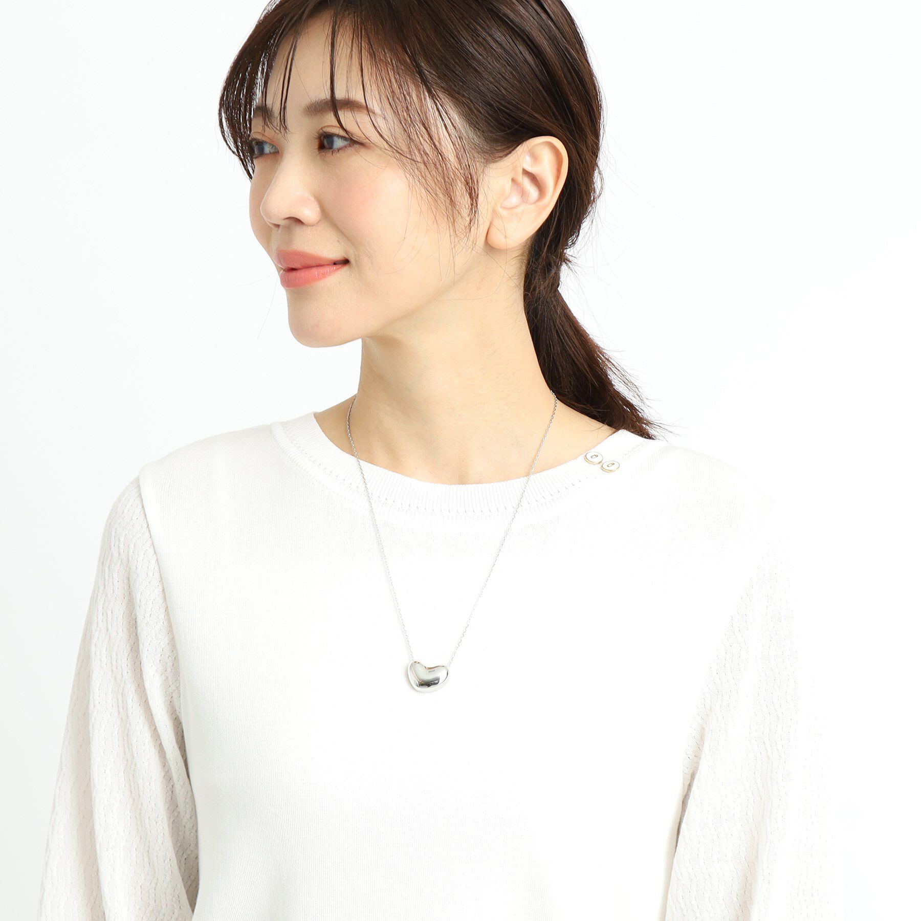 Reflect「【夏SALE／チェーン長さ調節可】ハート型ネックレス」|ネックレス|