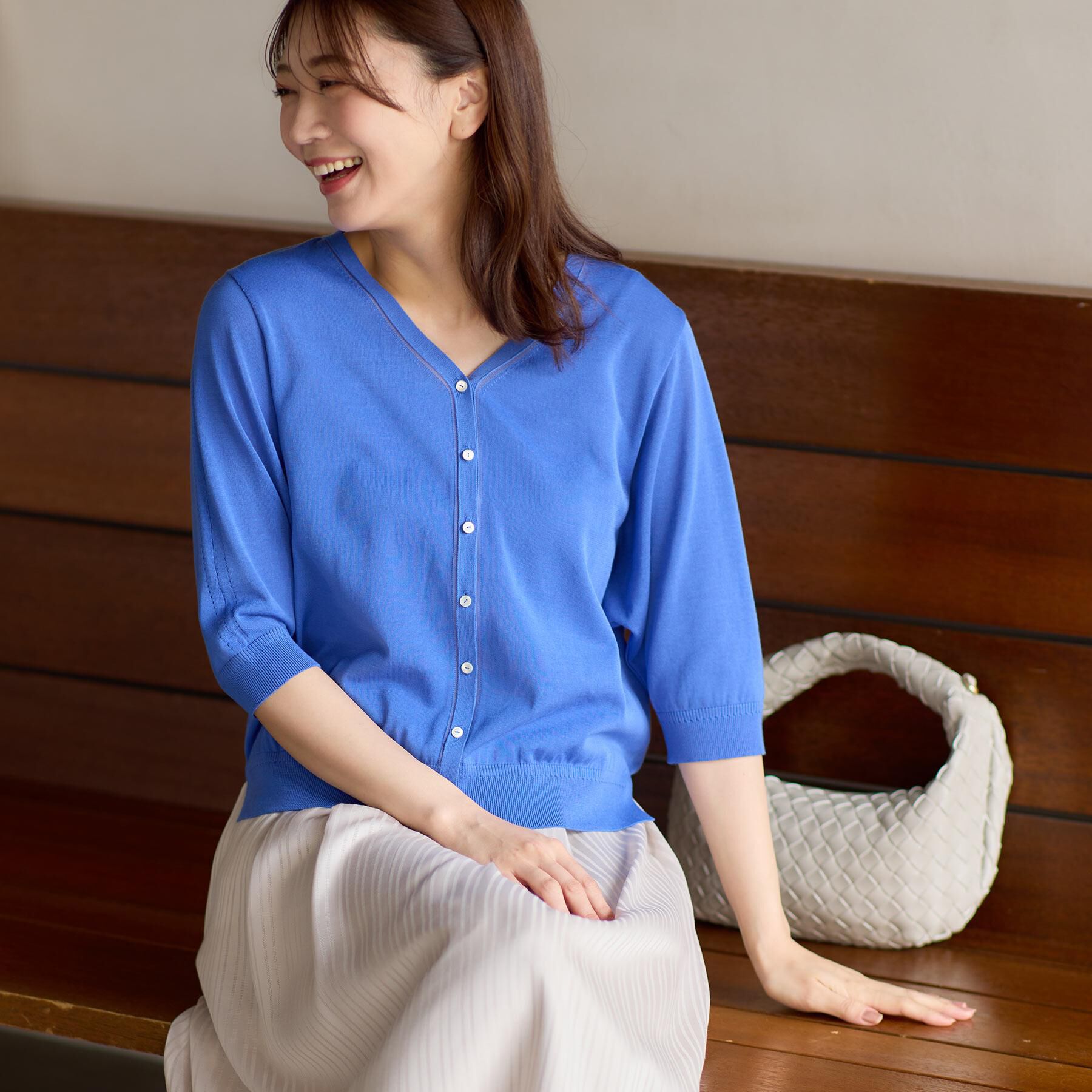 Reflect「【ショルダー付き／長財布も入る！】レザー調メッシュバッグ」|ハンドバッグ|