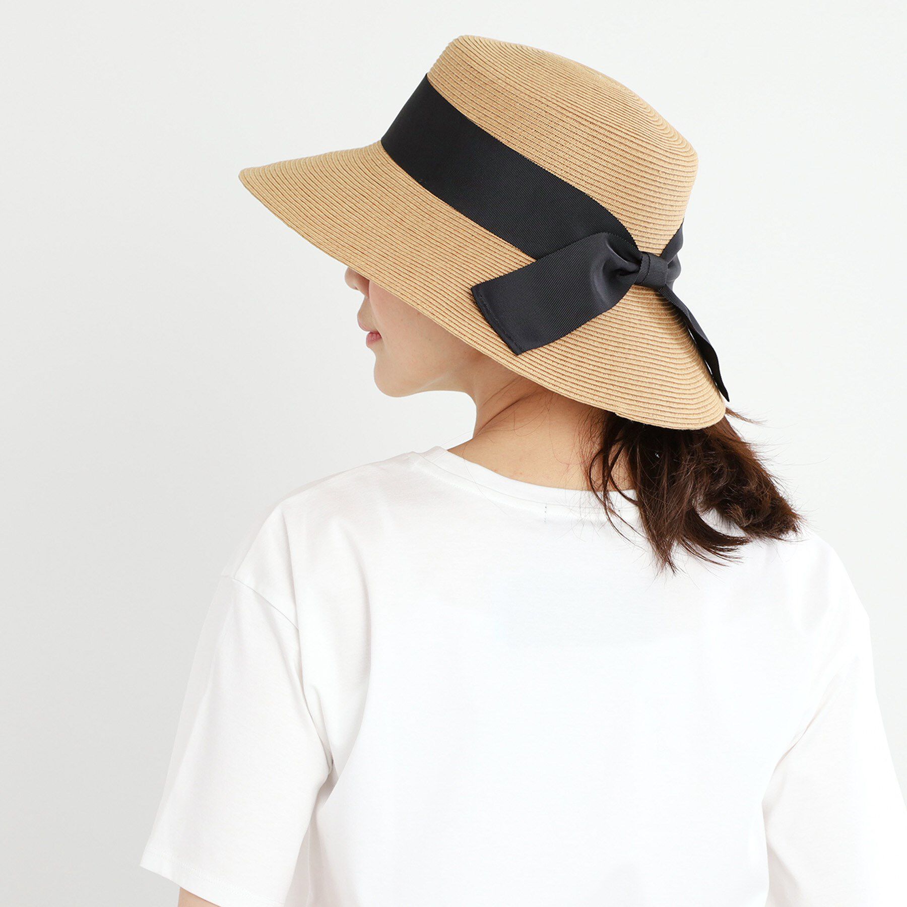 Reflect「【折りたたみ可】リボンデザインハット」|ハット|