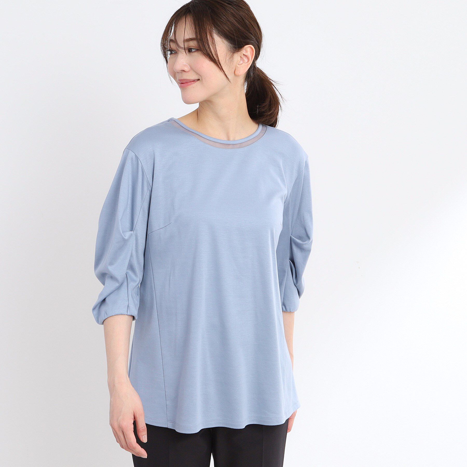 Reflect「【腰周りカバー】すっきり見えAラインカットソー」|Tシャツ・カットソー|