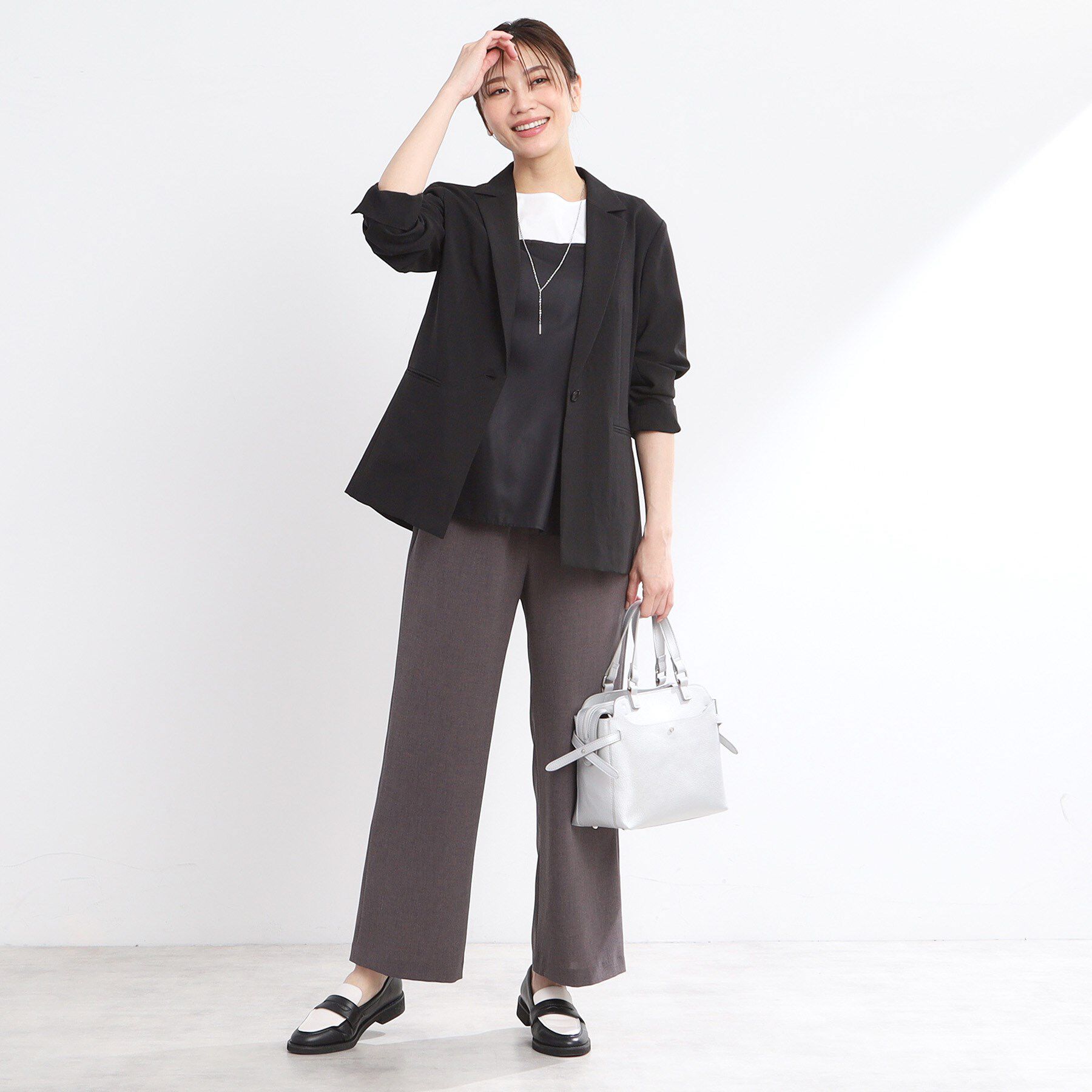 Reflect「【マシンウォッシュ可／セットアップ可／通勤におすすめ】ドライタッチジャケット」|テーラードジャケット|