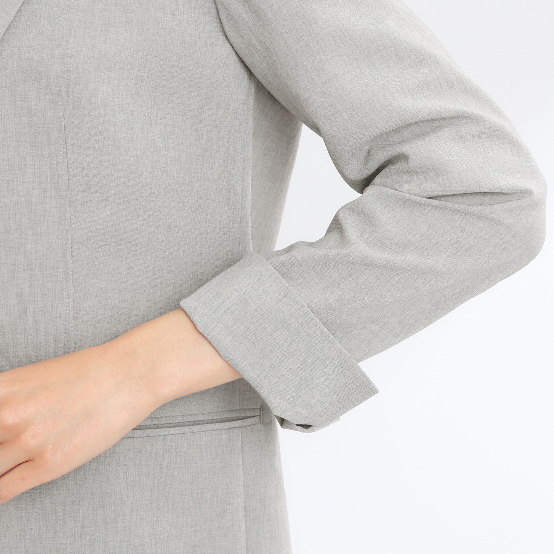 Reflect「【マシンウォッシュ可／セットアップ可／通勤におすすめ】ドライタッチダブルジャケット」|テーラードジャケット|