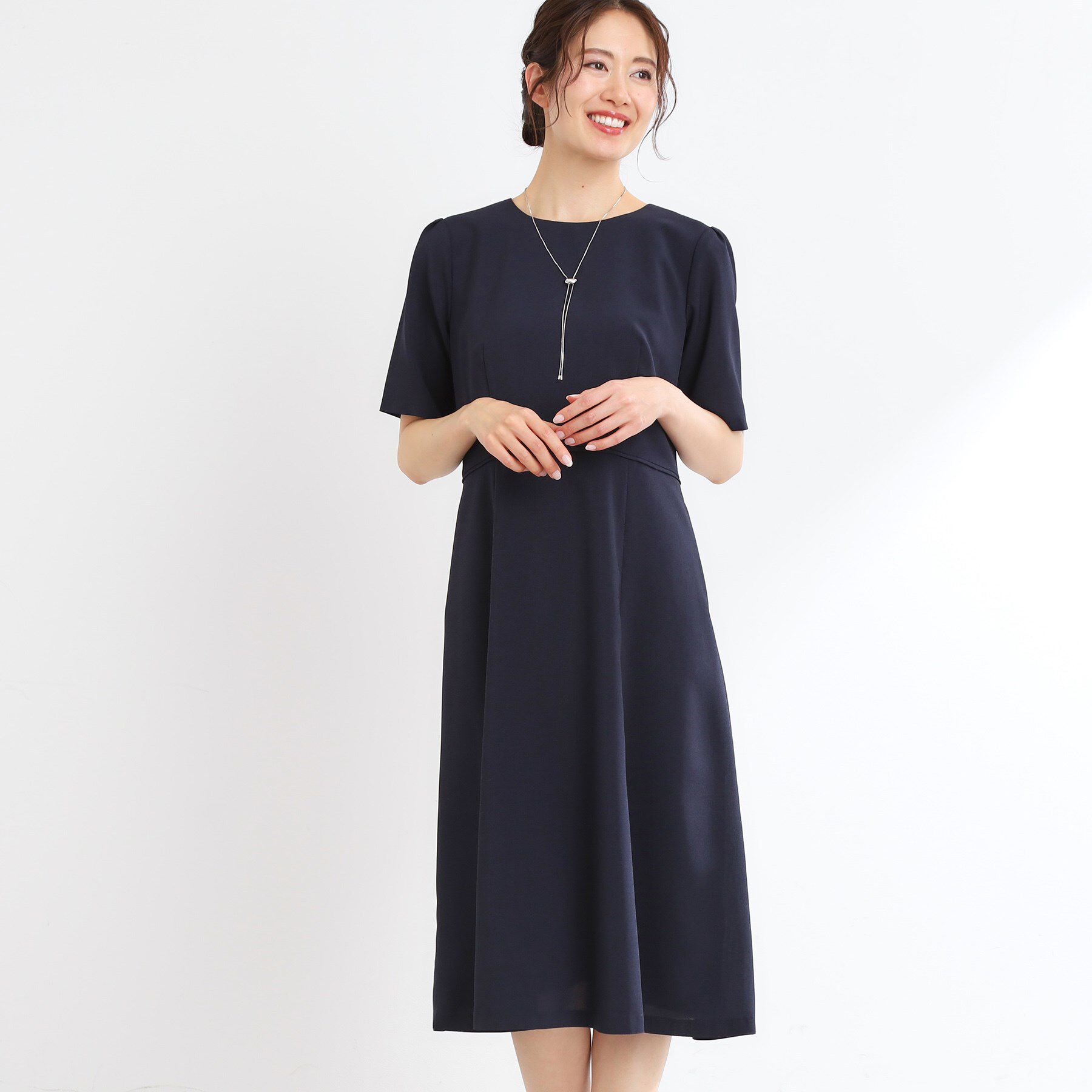 Reflect「【洗える／オケージョンに／セットアップ可】ベーシックワンピース」|ワンピース|