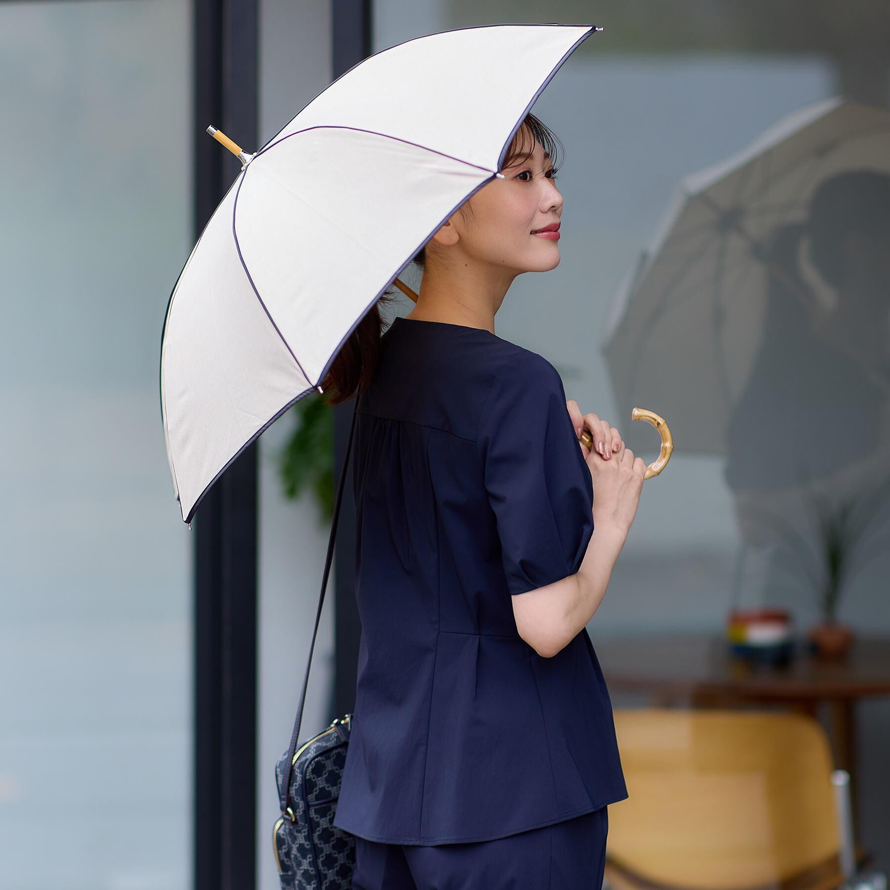 Reflect「【マシンウォッシュ可／撥水／雨の日OK！】レインシリーズブラウス」|シャツ・ブラウス|