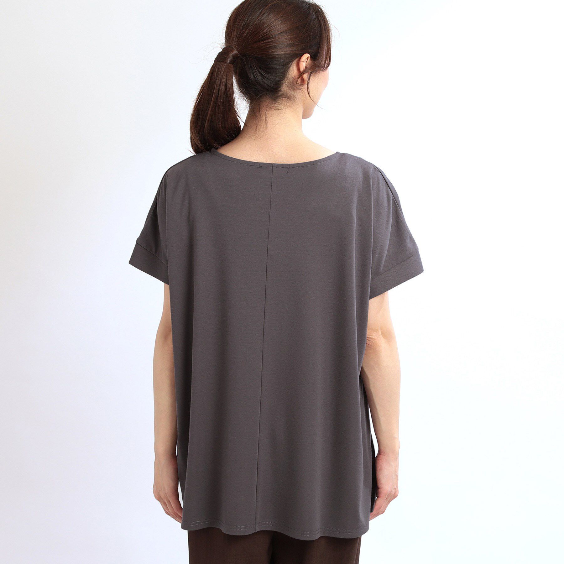 Reflect「【E‐QUALITY】チュニック丈ロゴTシャツ」|Tシャツ・カットソー|