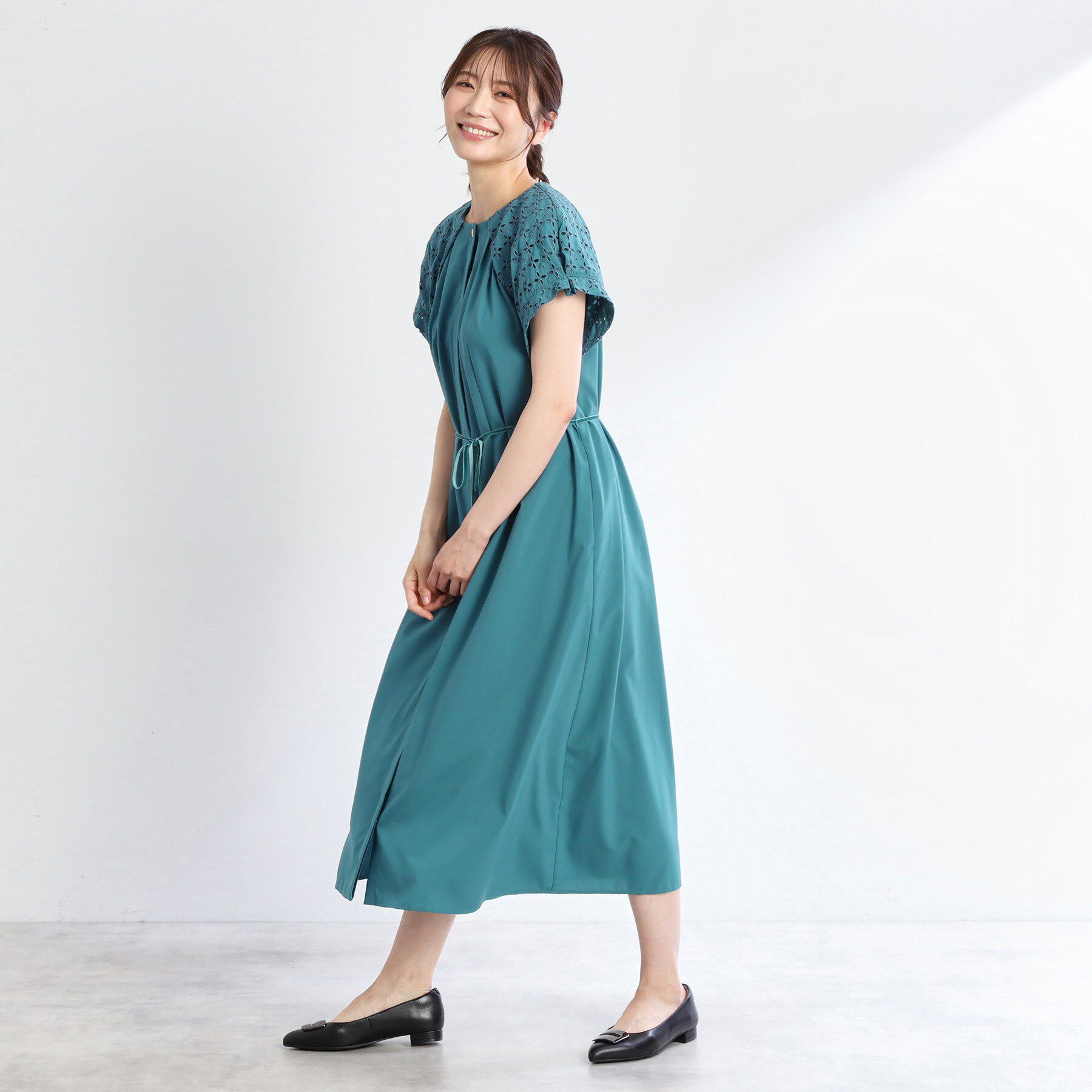 Reflect「カットワークレーススリーブワンピース」|ワンピース|