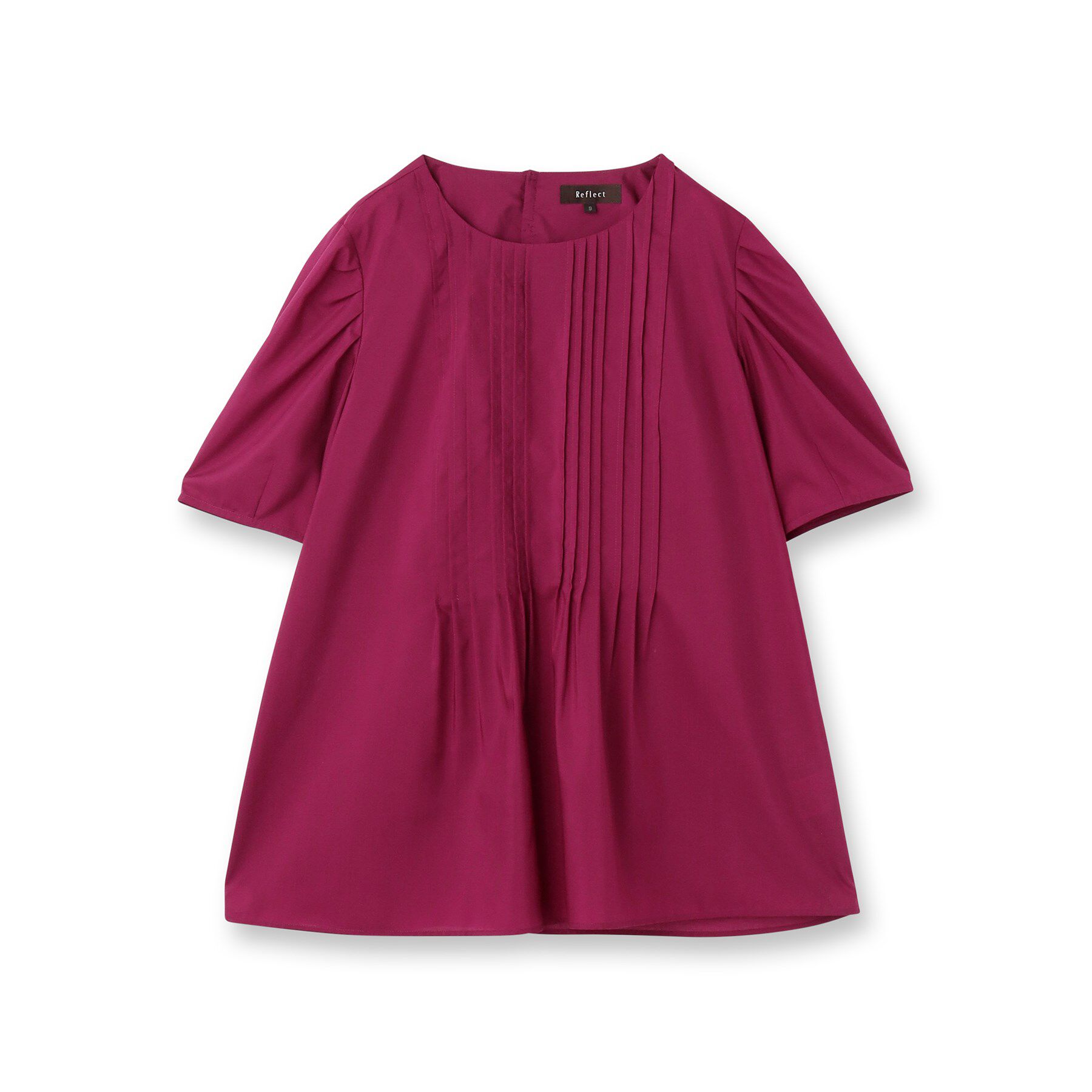 Reflect「【すっきり見え！長め丈】ピンタックデザインチュニックブラウス」|シャツ・ブラウス|