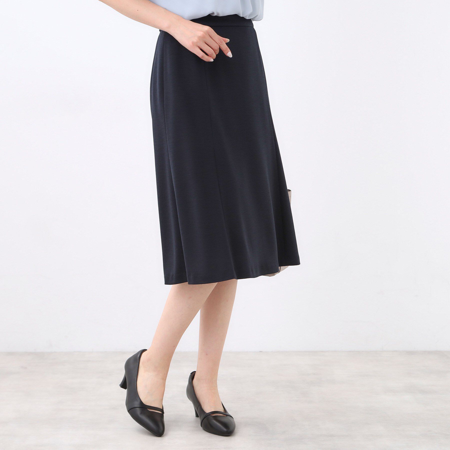 Reflect「【匠シリーズ／すっきり細見え／セットアップ可】ソフトフレアスカート」|スカート|