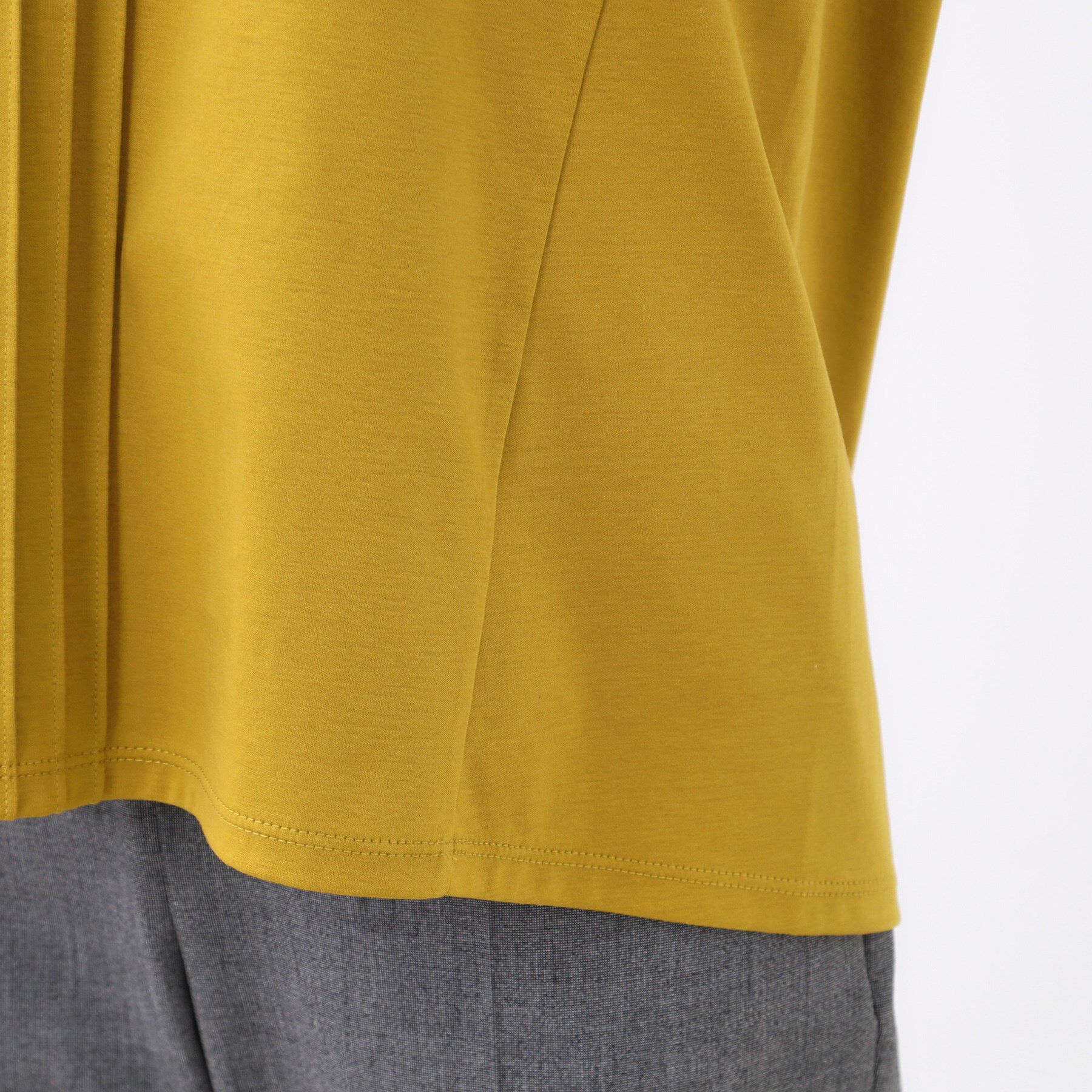 Reflect「【アウターを着てもすっきり／体型カバー／腰周りが気にならない】長め丈プルオーバージャージ」|Tシャツ・カットソー|