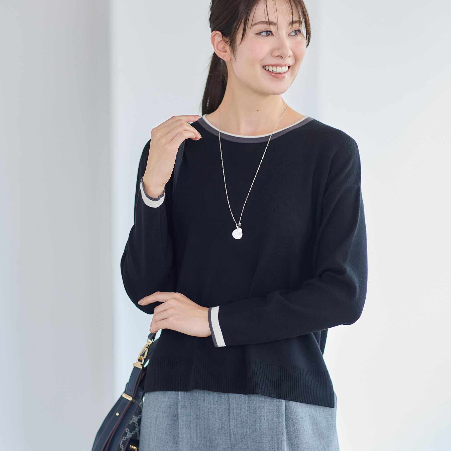 Reflect「【WEB先行カラーあり／セットアップ可】ゆったりフォルムニット」|ニット・セーター|